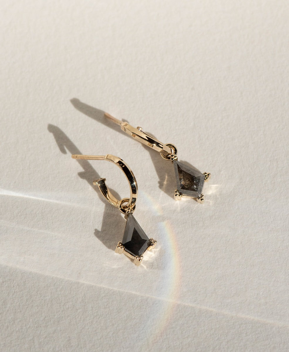 One of a Kind 327 - 9k Yellow Gold, Black Diamond