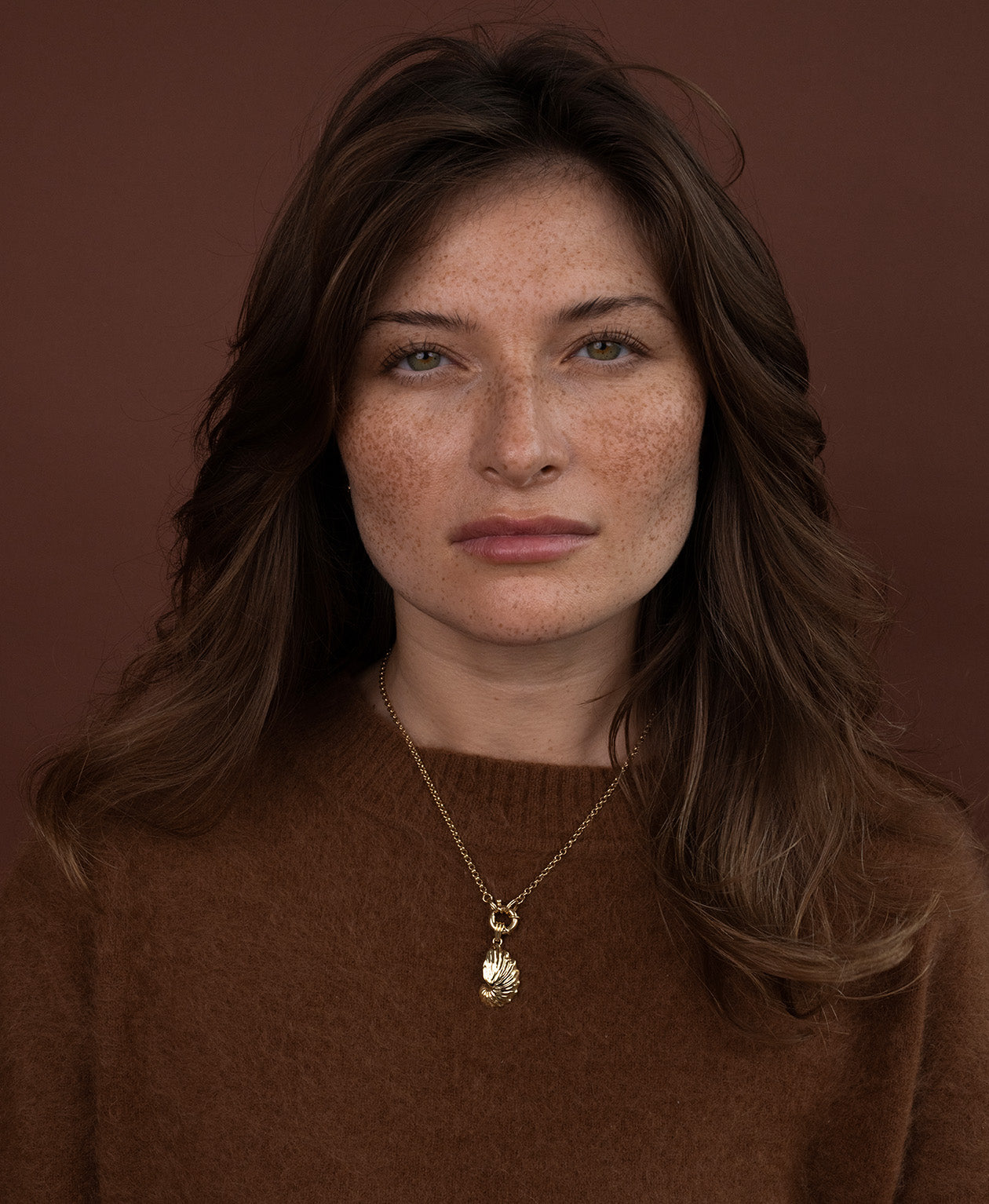 Paper Nautilus Charm - 22k Gold Vermeil