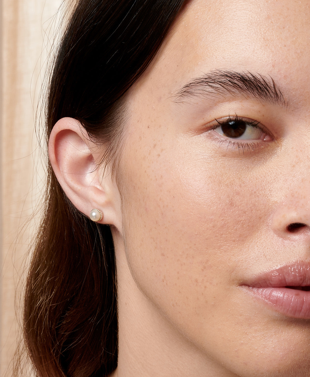 Pearl Earrings - 925 Sterling Silver, Freshwater Pearl