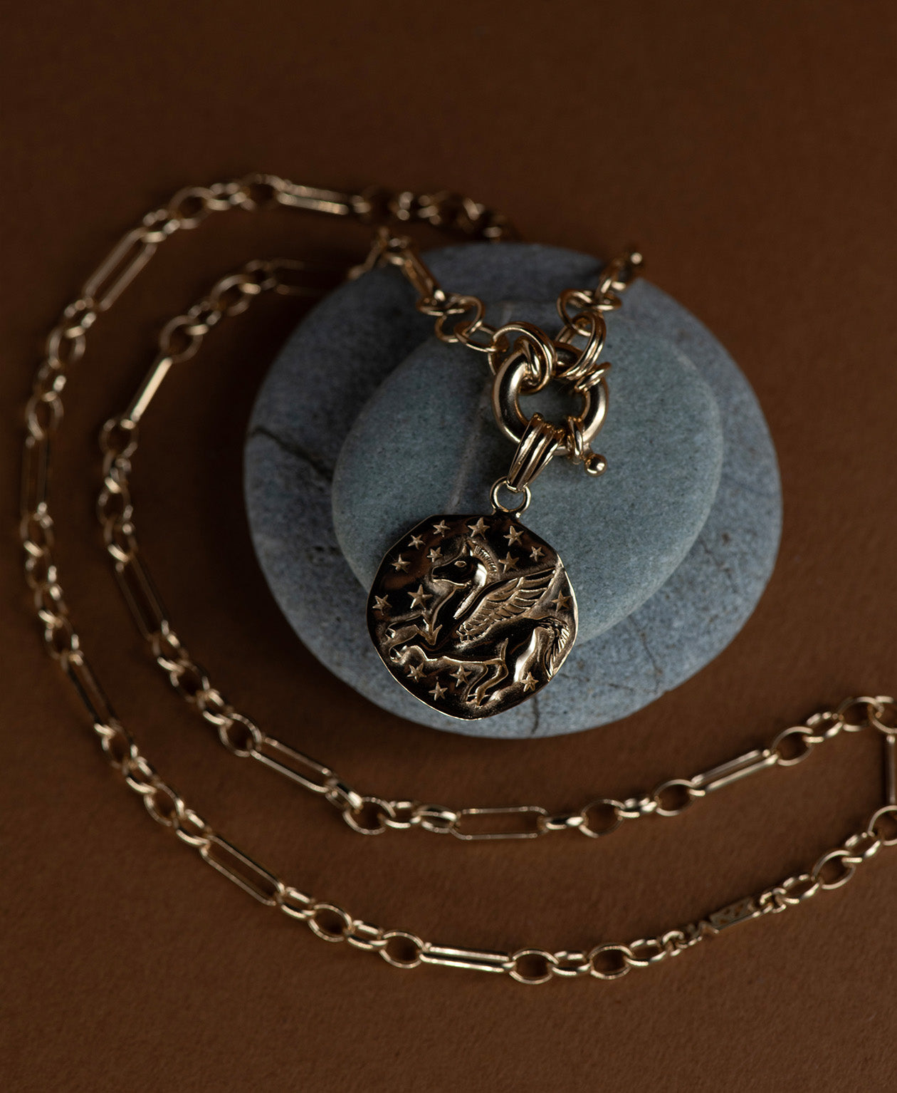 Pegasus Charm - 22k Gold Vermeil