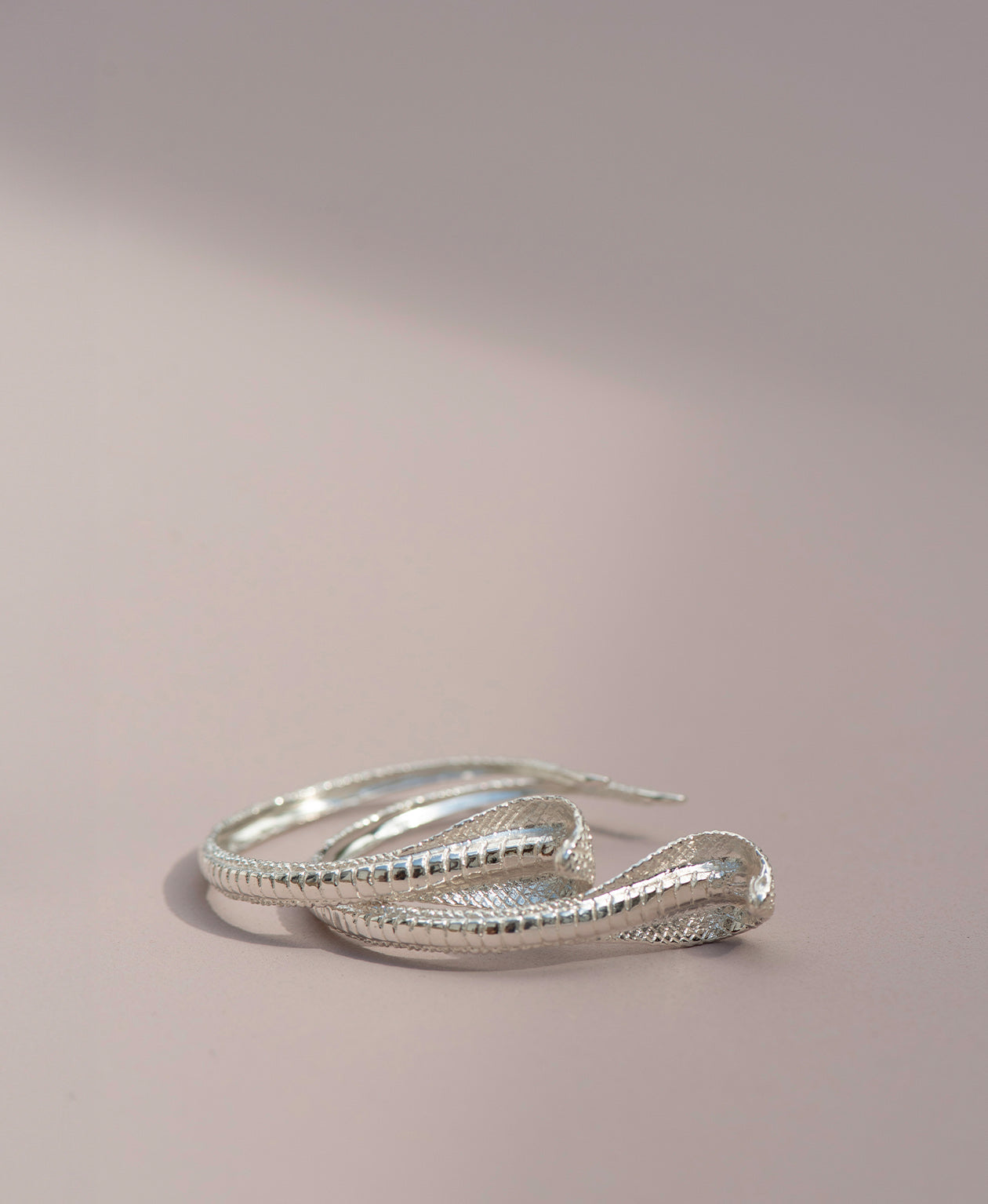 Protect Me Hoop Earrings - 925 Sterling Silver