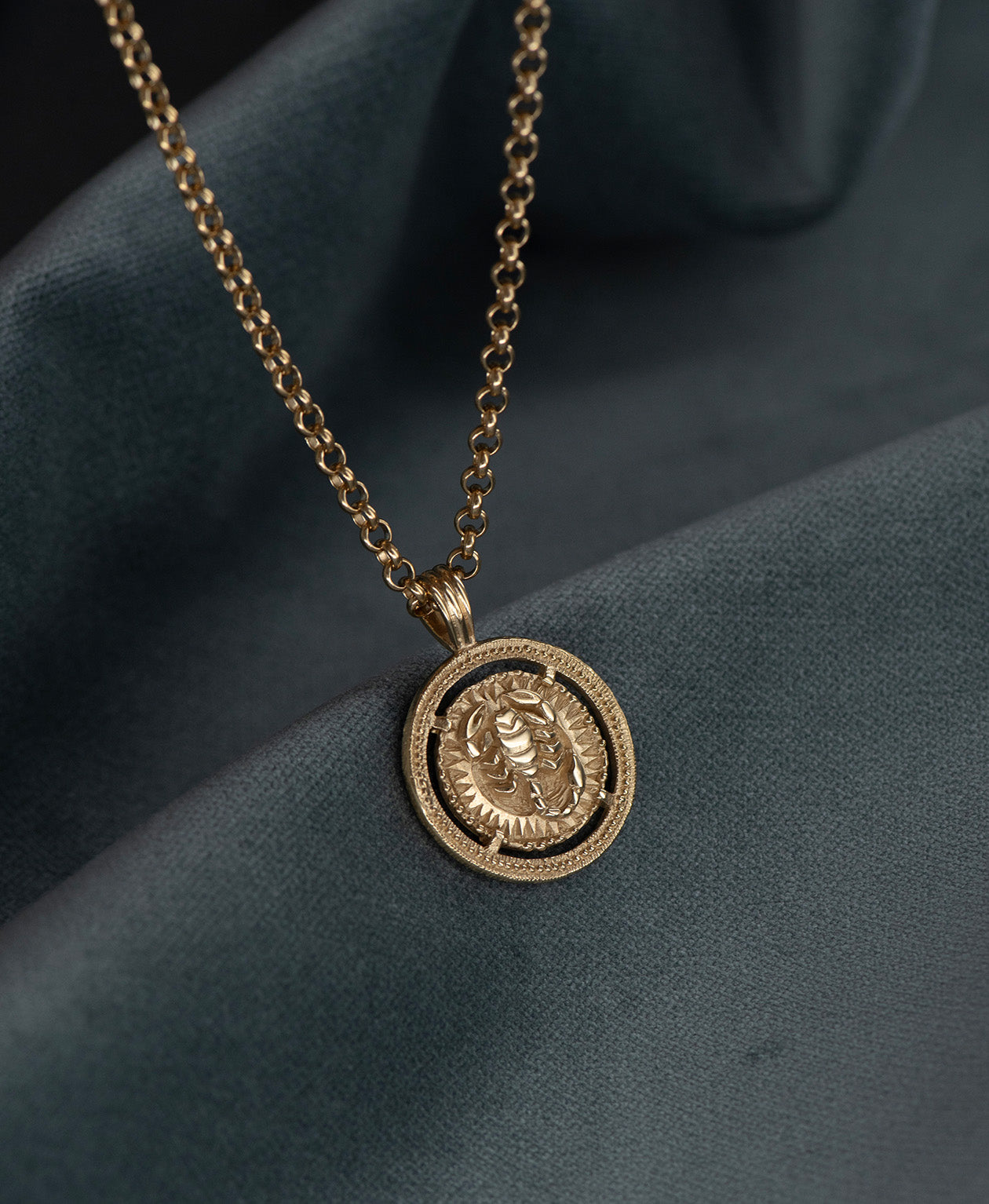 Scorpio Necklace - 22k Gold Vermeil