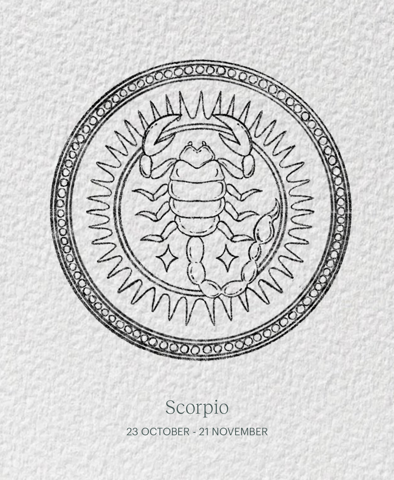 Sun in Scorpio Necklace - 22k Gold Vermeil