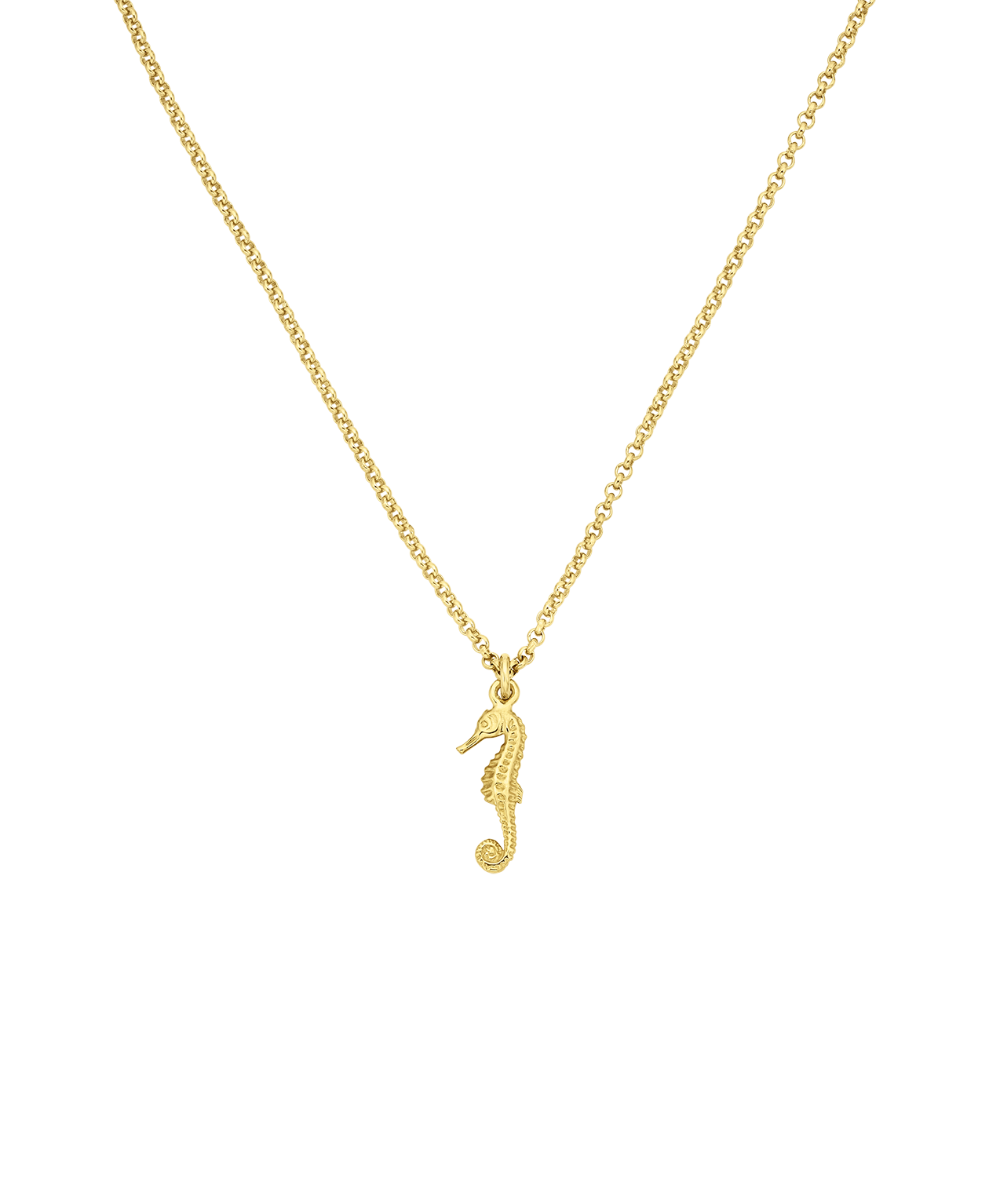 Seahorse Necklace - 22k Gold Vermeil