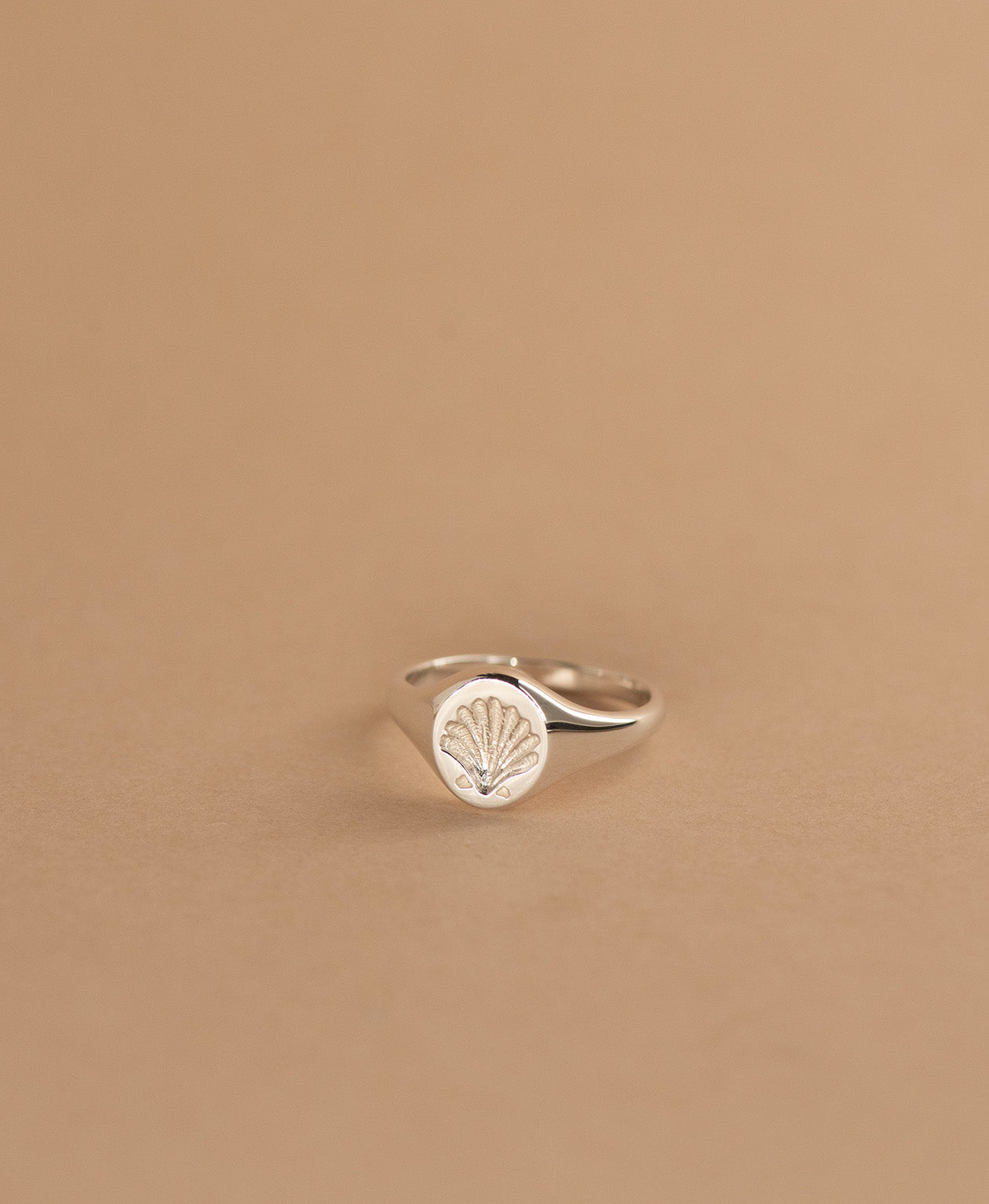 Secret Society of Shell Lovers Signet - 925 Sterling Silver