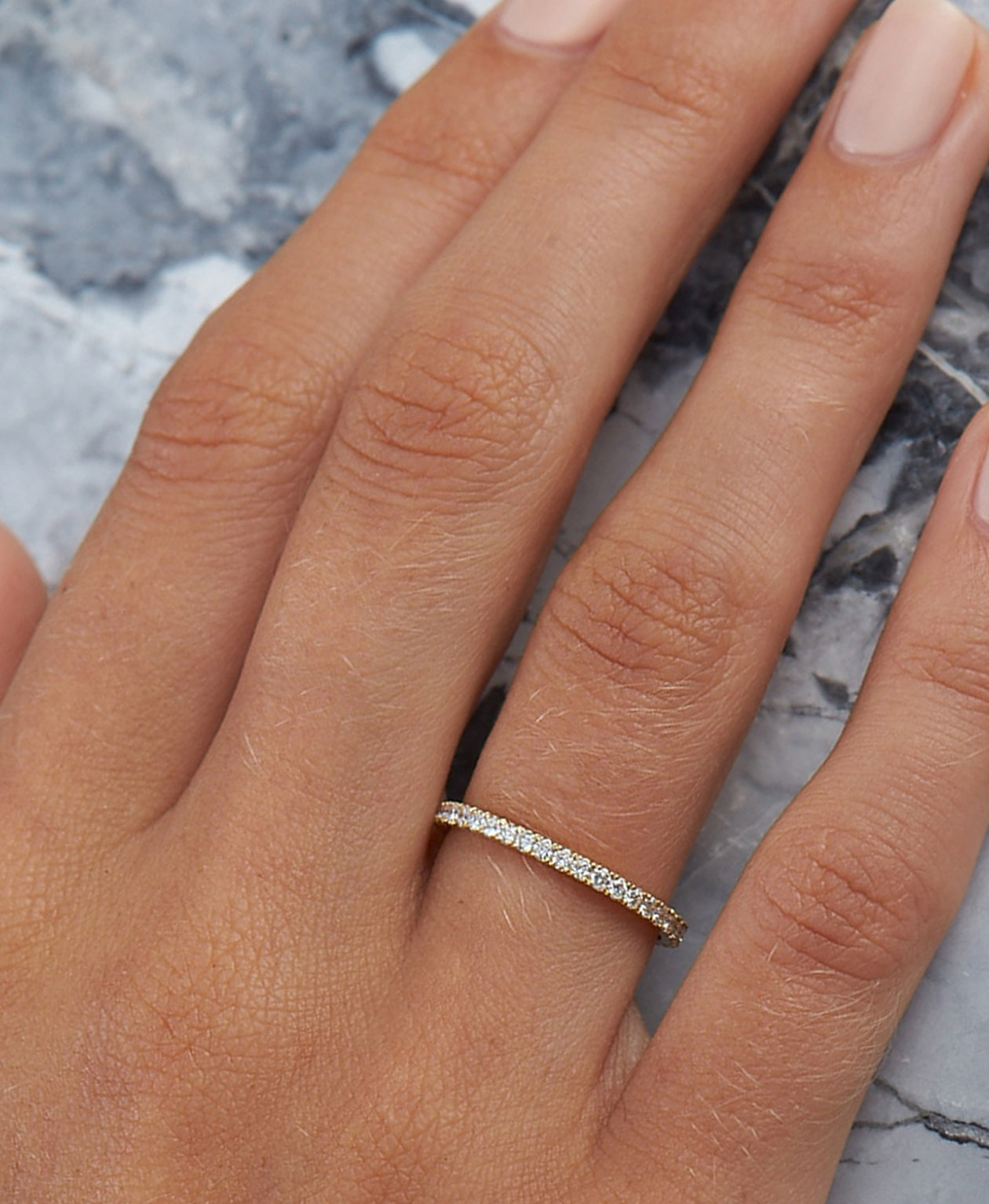 Sempera Wedding Band Platinum, Diamond Zoë Morgan NZ