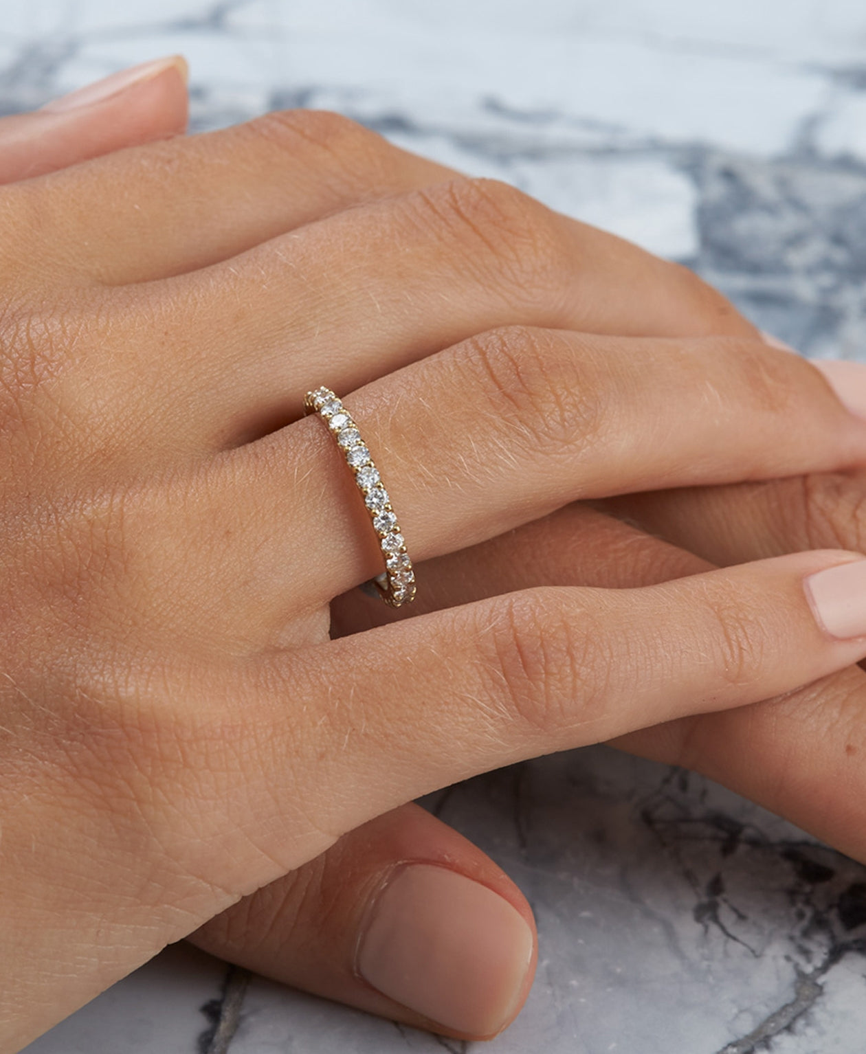 Sempera Wedding Band 2mm Platinum, Diamond Zoë Morgan NZ