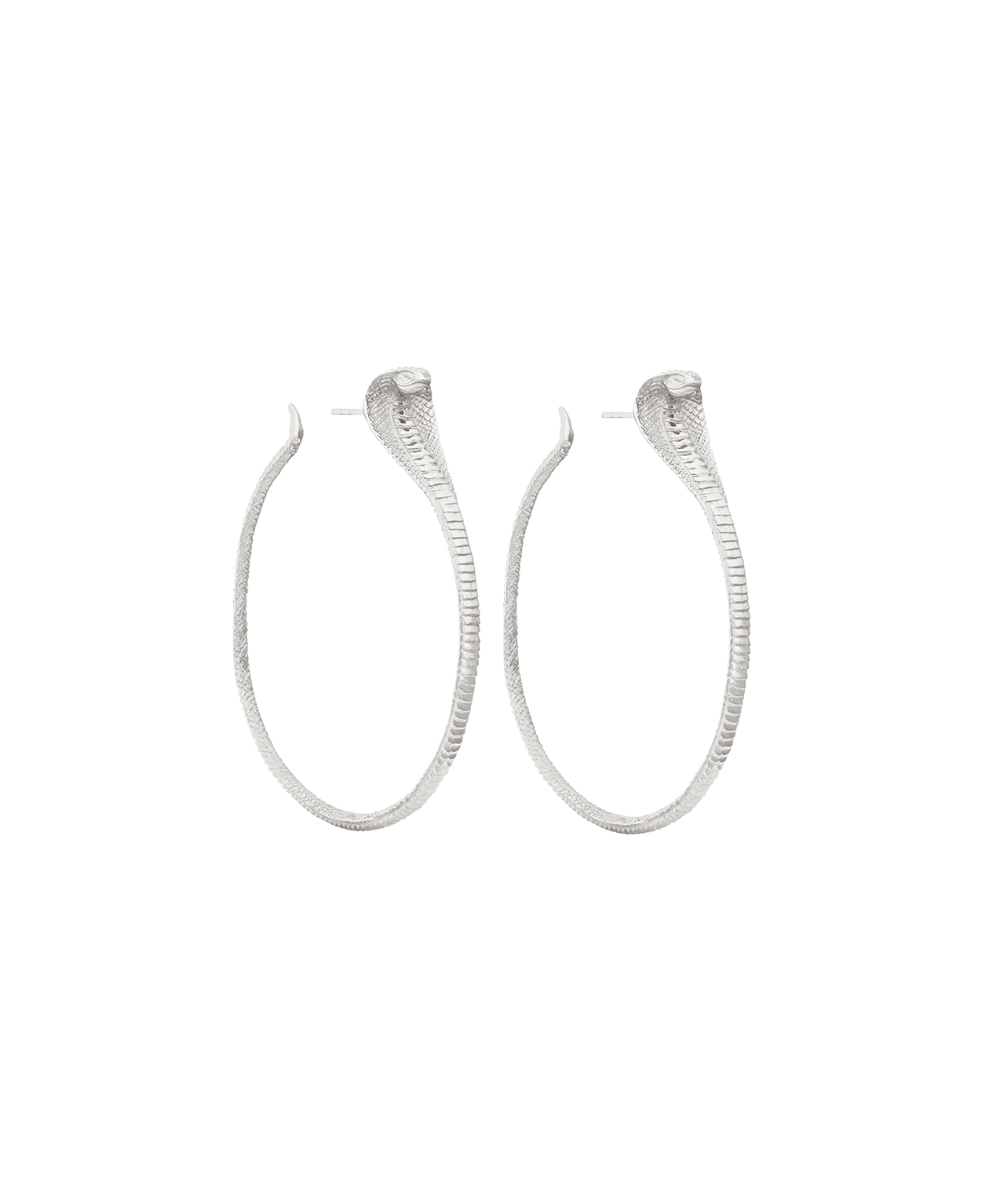 Snake Hoops - 925 Sterling Silver