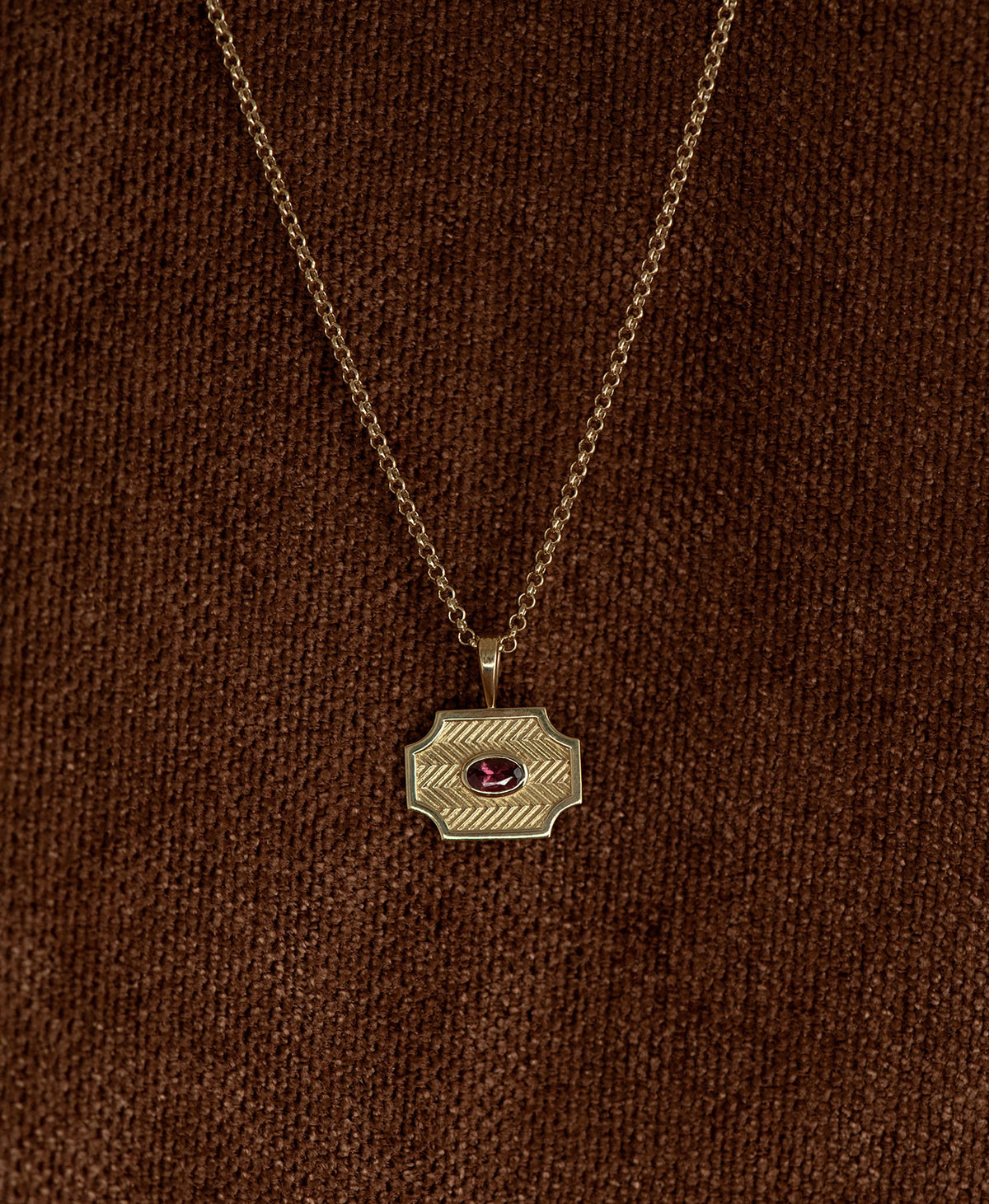 Soul Sister Necklace - 22k Gold Vermeil, Pink Tourmaline