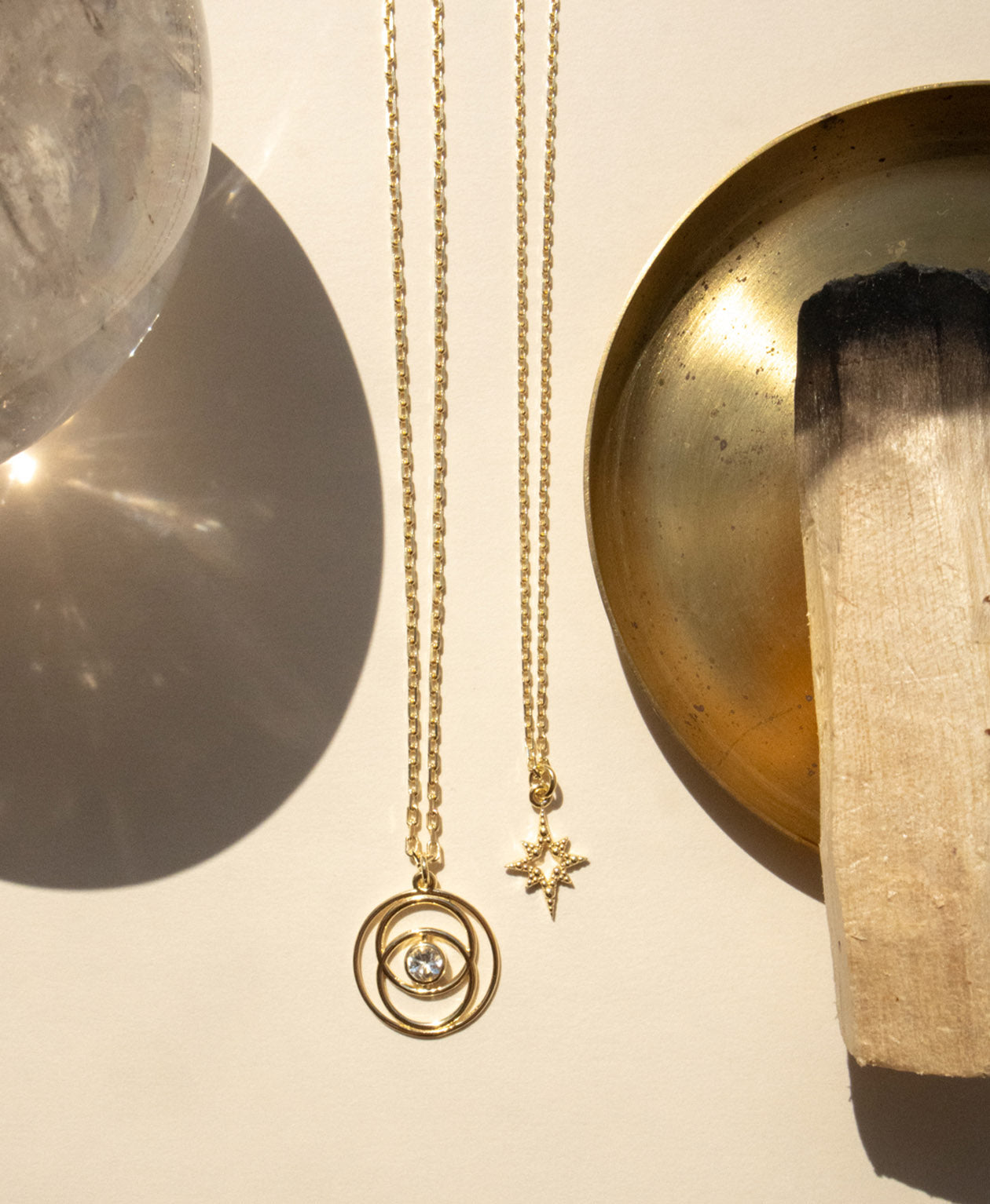 Z&M X Kirsty Gallagher Star Seed Necklace - 22k Gold Vermeil