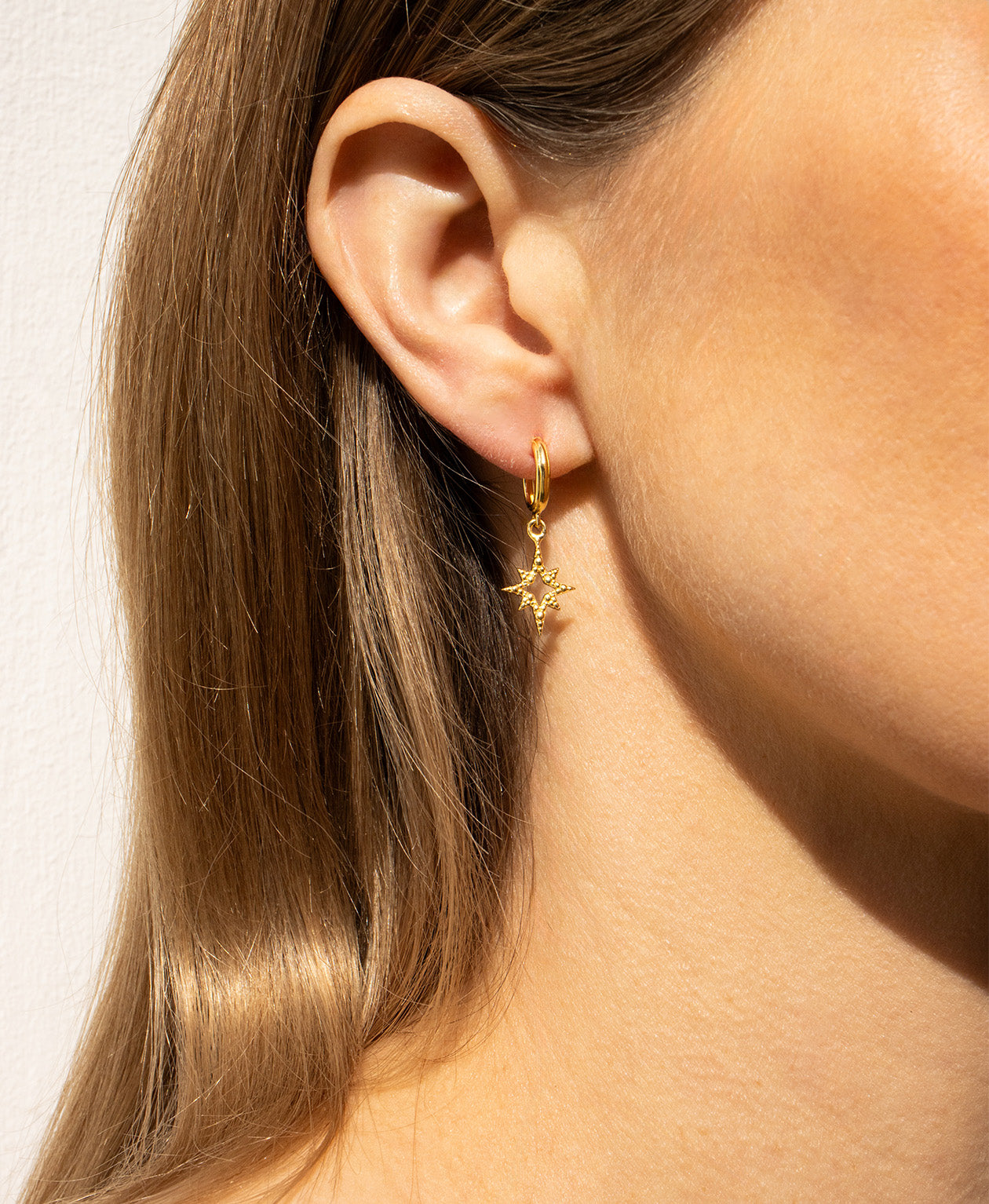 Z&M X Kirsty Gallagher Star Seed Hoops - 22k Gold Vermeil
