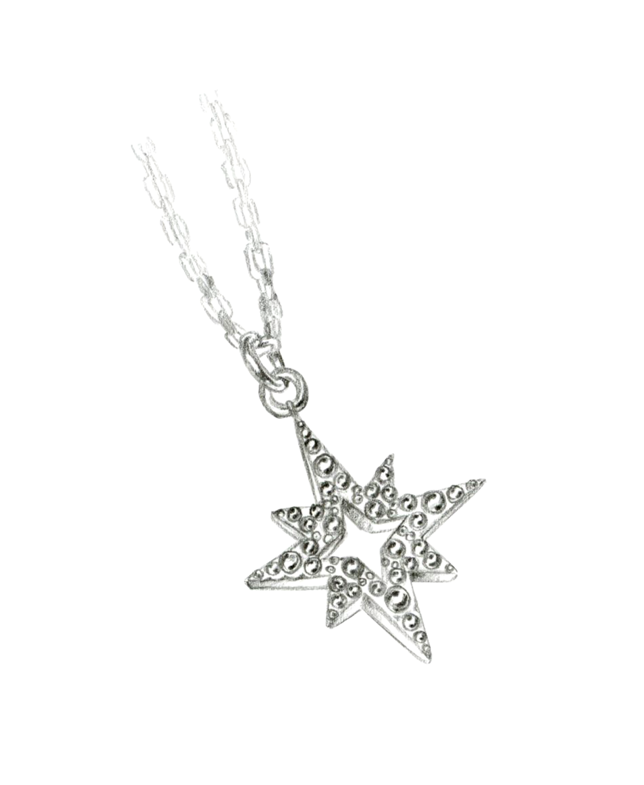 Z&M X Kirsty Gallagher Star Seed Necklace - 925 Sterling Silver