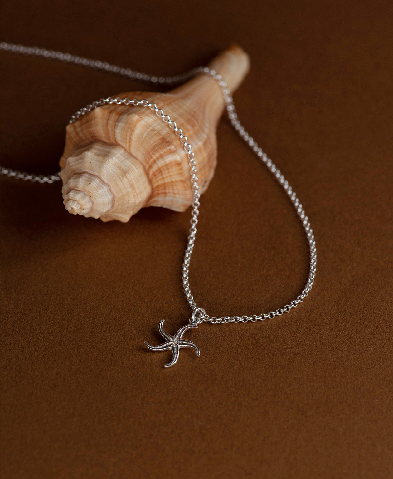 Starfish Necklace - 925 Sterling Silver