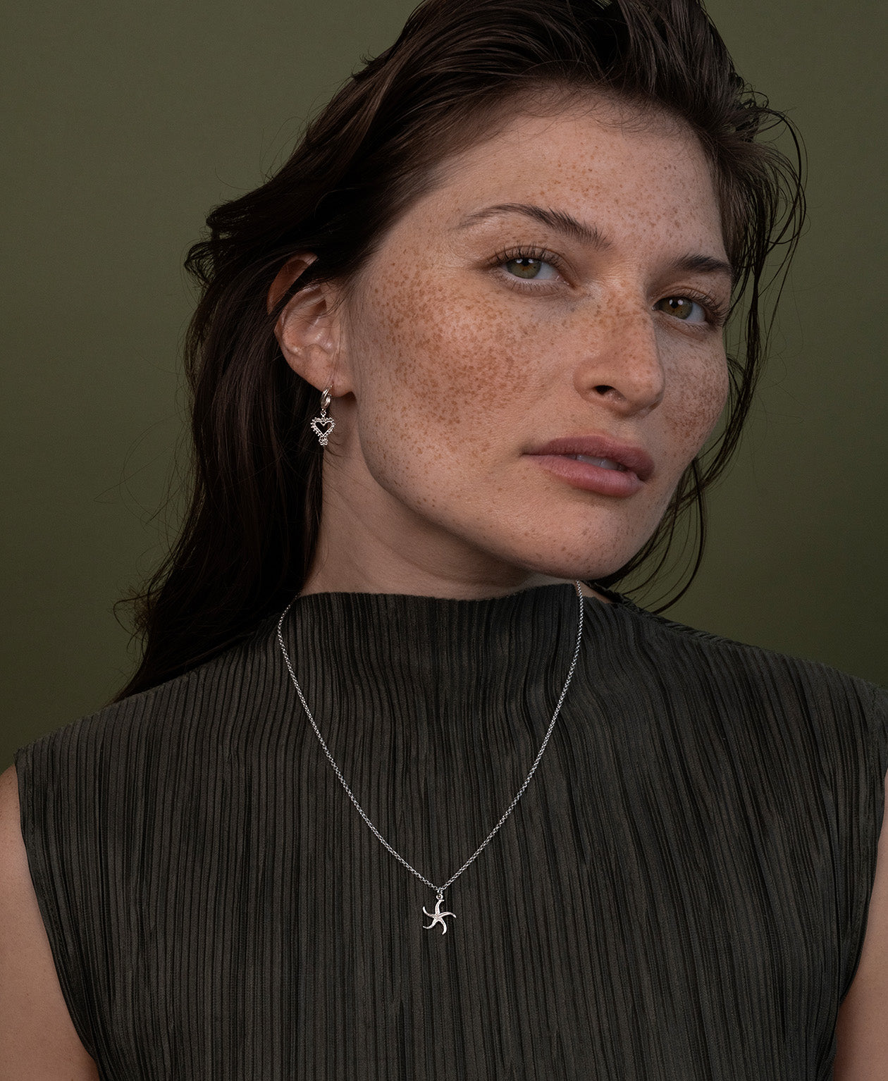 Starfish Necklace - 925 Sterling Silver