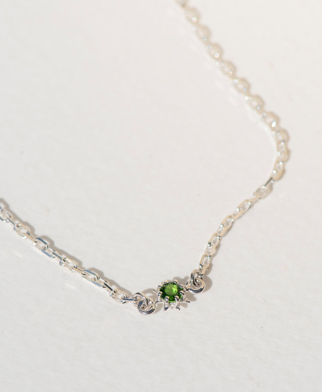 Stella Bracelet - 925 Sterling Silver, Chrome Diopside