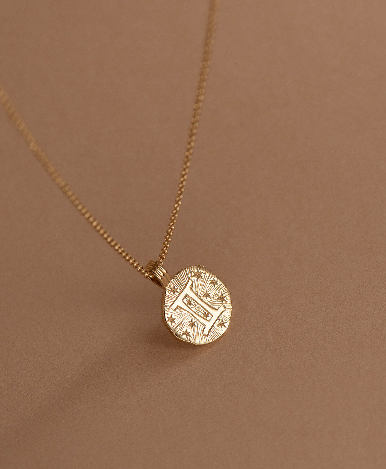 Sun in Gemini Necklace 22k Gold Vermeil Zoë Morgan NZ