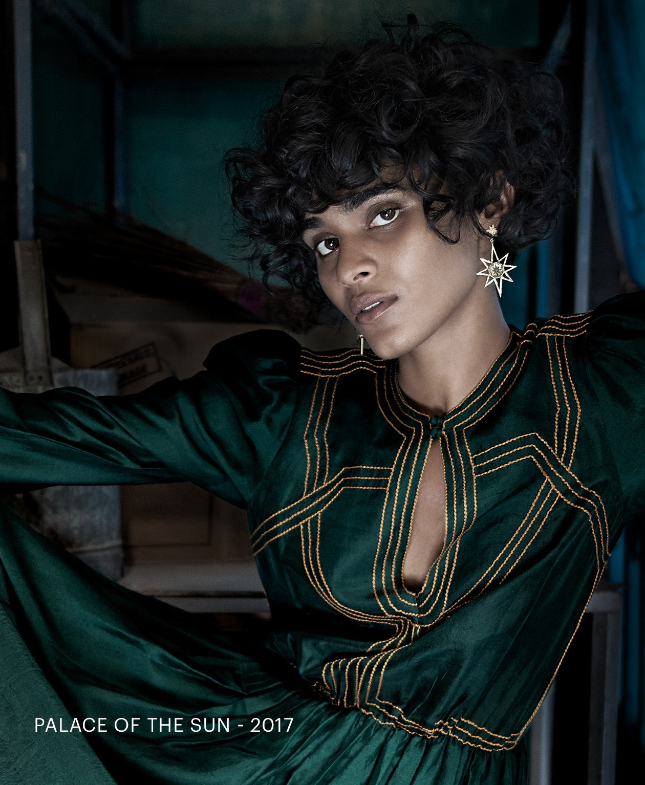 Sunburst Earrings - 925 Sterling Silver, Lemon Quartz