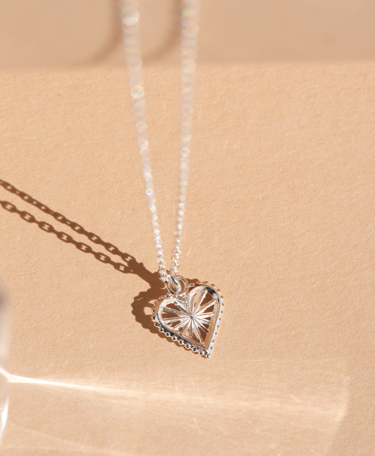 Sweet Heart Necklace - 925 Sterling Silver