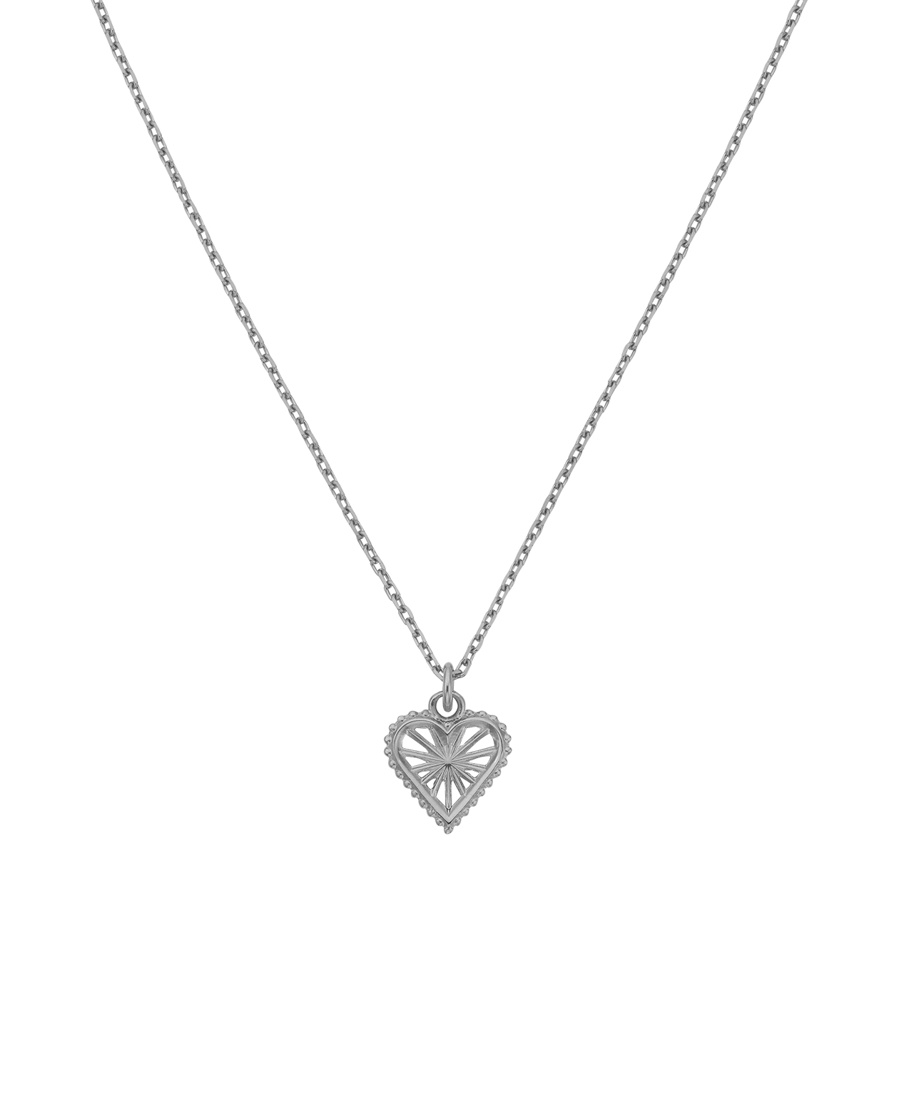 Sweet Heart Necklace - 925 Sterling Silver