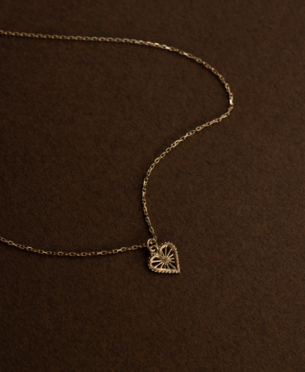 Sweet Heart Necklace - 22k Gold Vermeil | Zoë & Morgan NZ