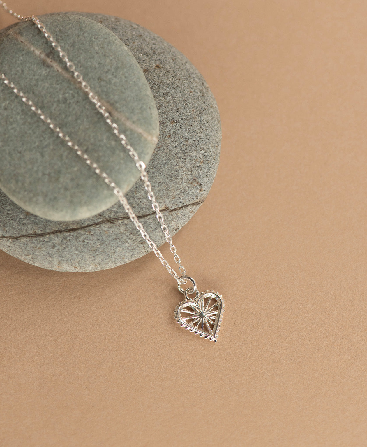 Sweet Heart Necklace - 925 Sterling Silver