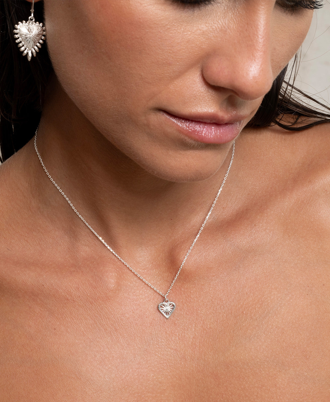 Sweet Heart Necklace - 925 Sterling Silver