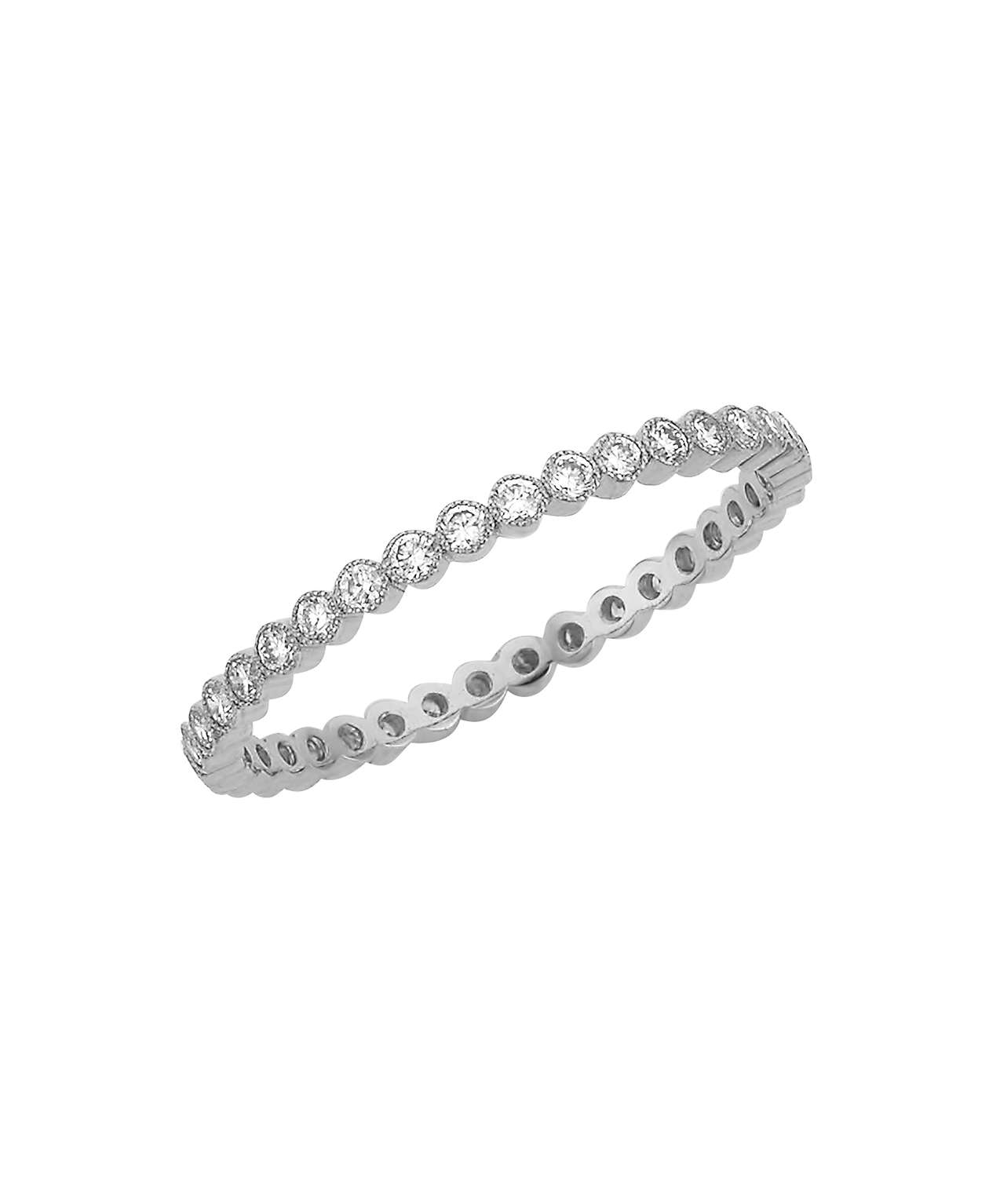 Together Band 1mm - Platinum, Lab Grown Diamond