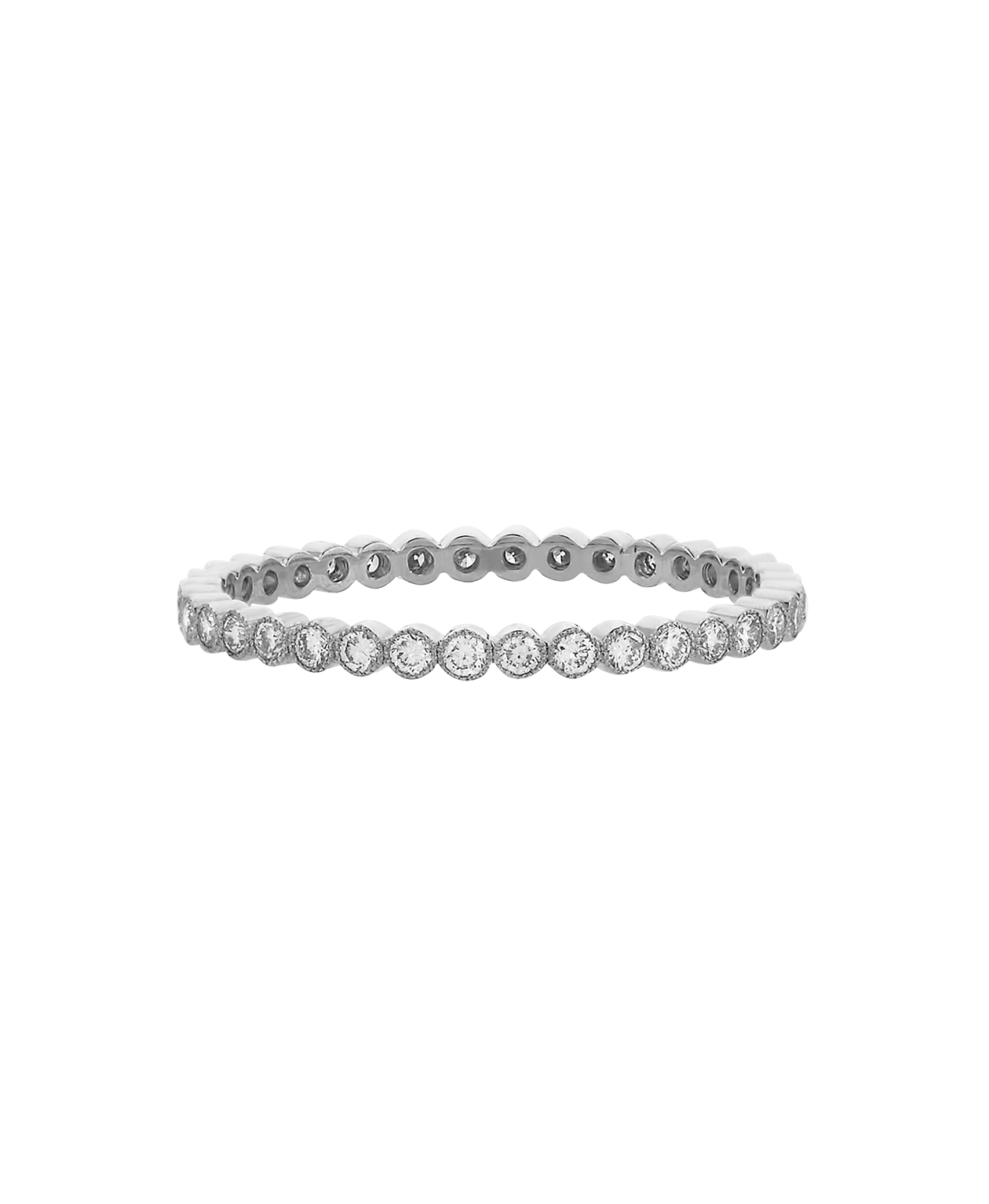 Together Band 1mm - Platinum, Lab Grown Diamond