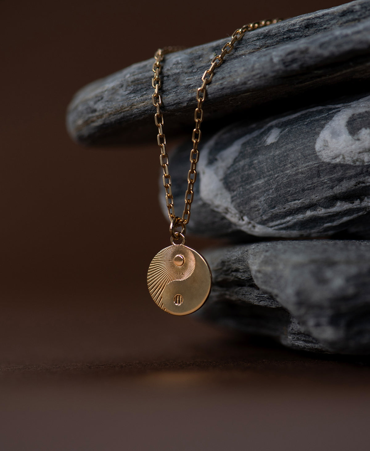 Yin Yang Necklace - 22k Gold Vermeil | Zoë & Morgan NZ