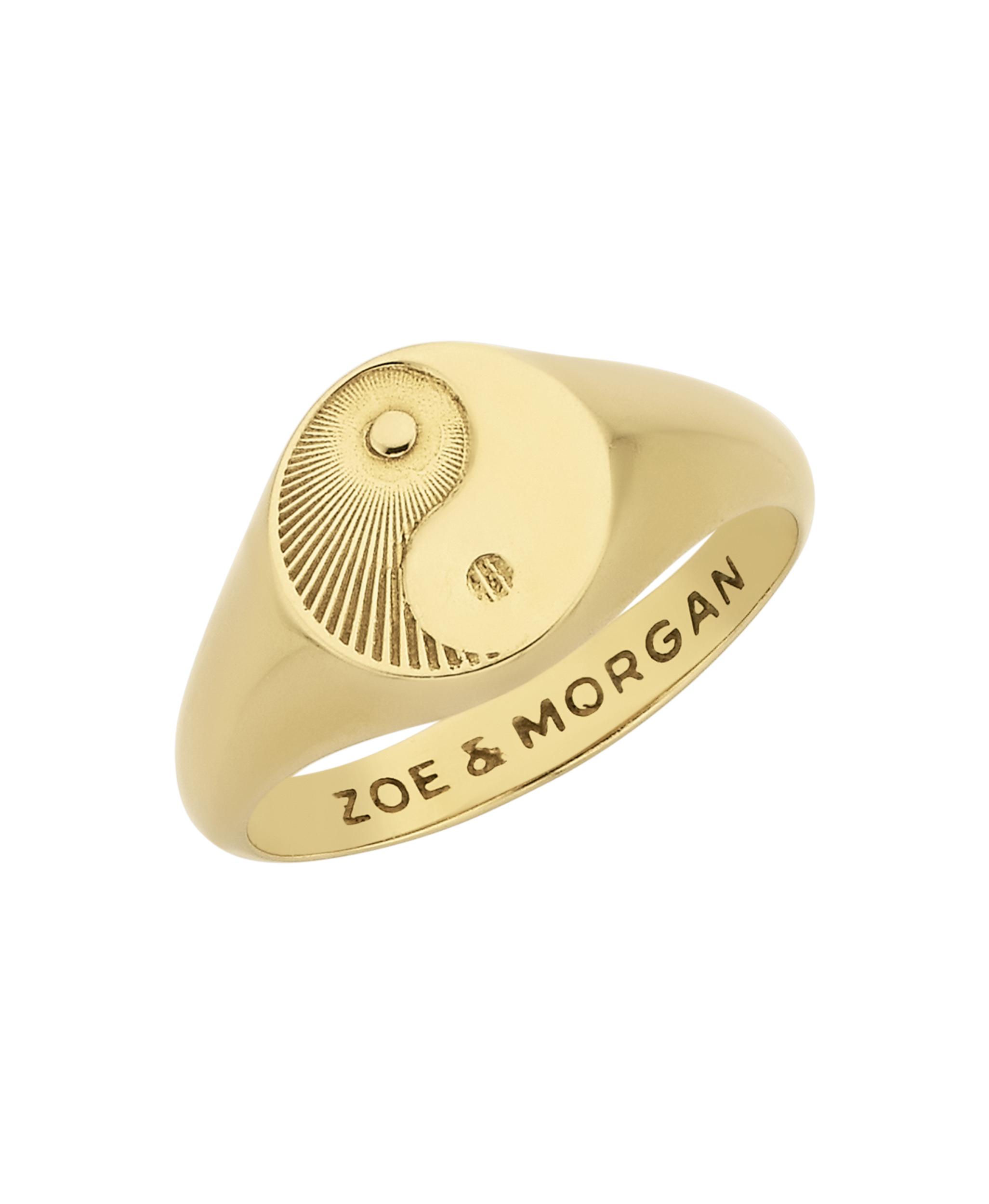 Yin Yang Ring - 22k Gold Vermeil