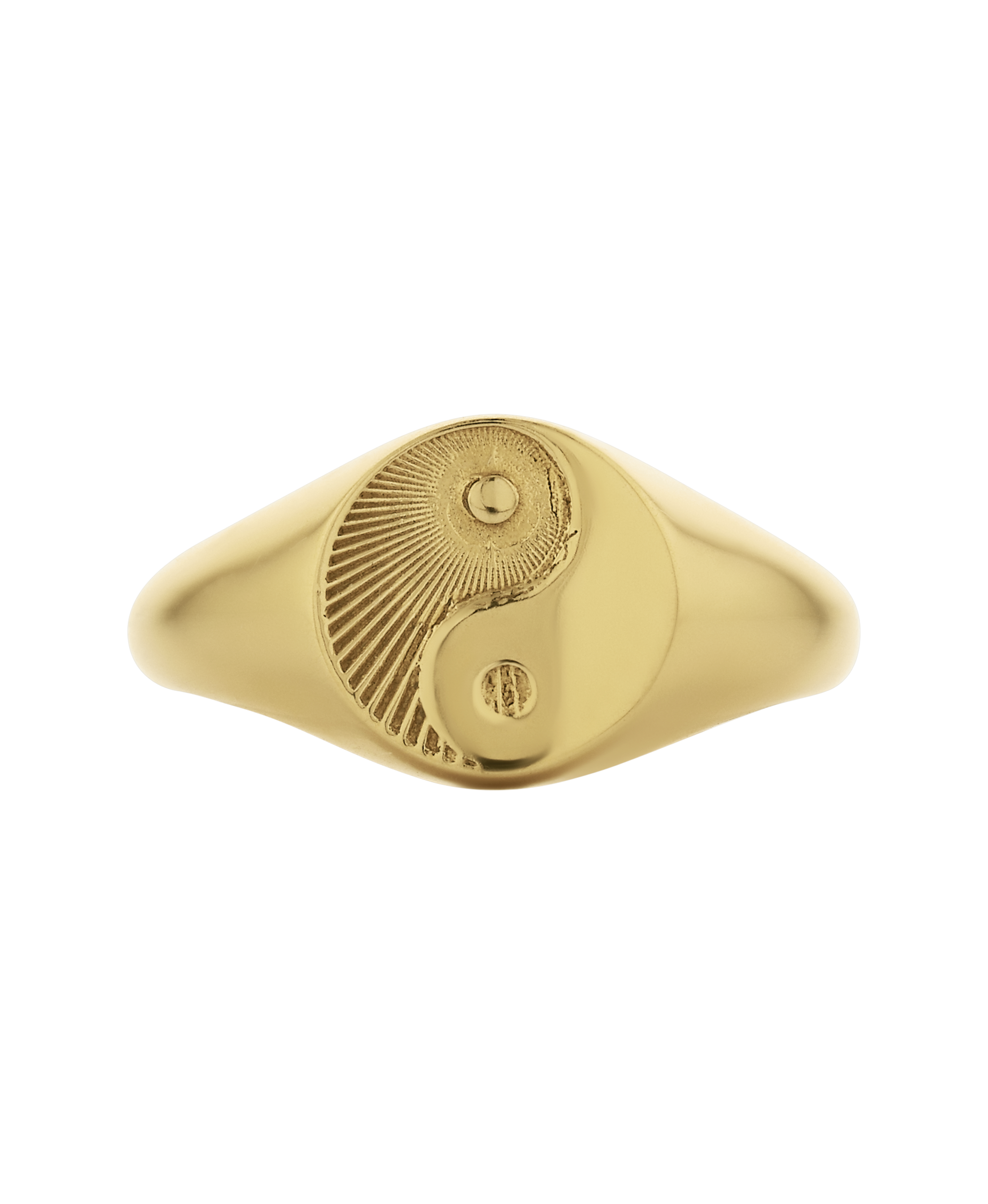 Yin Yang Ring - 22k Gold Vermeil