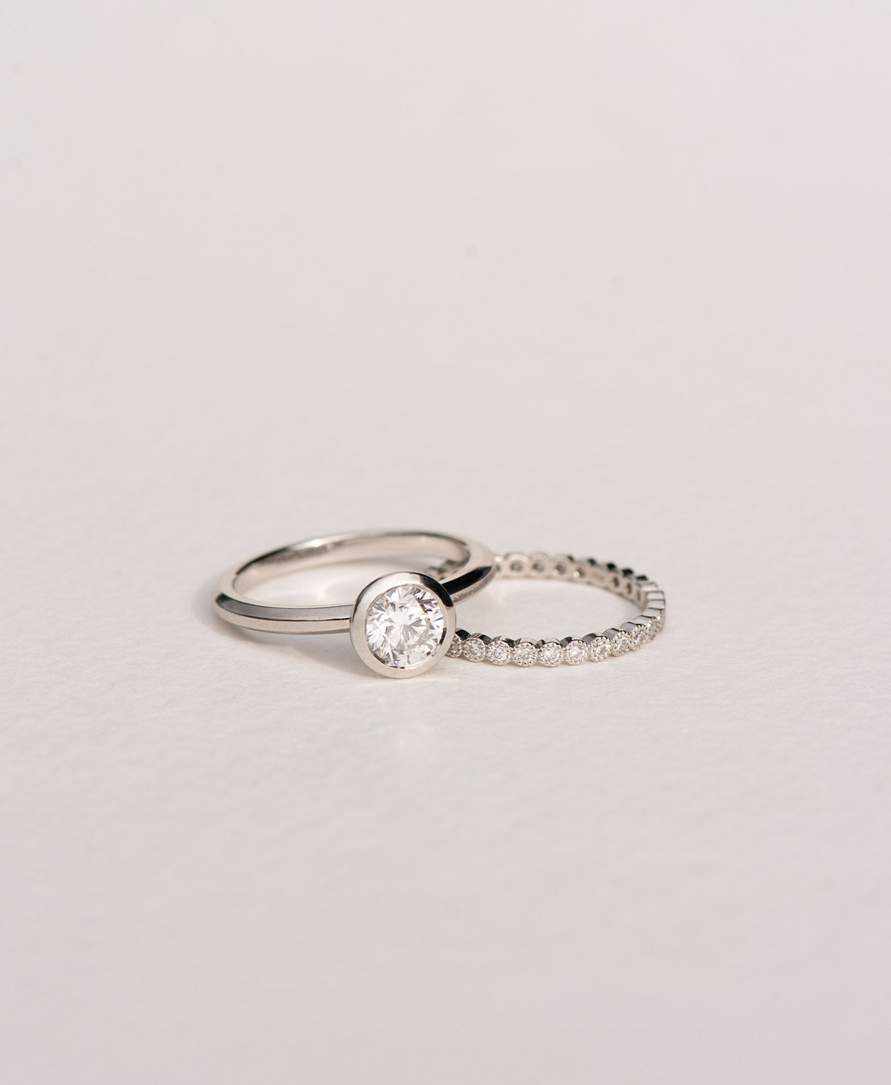 Together Band 1mm - Platinum, Lab Grown Diamond