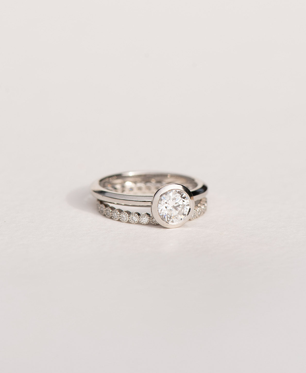 Together Band 1mm - Platinum, Lab Grown Diamond