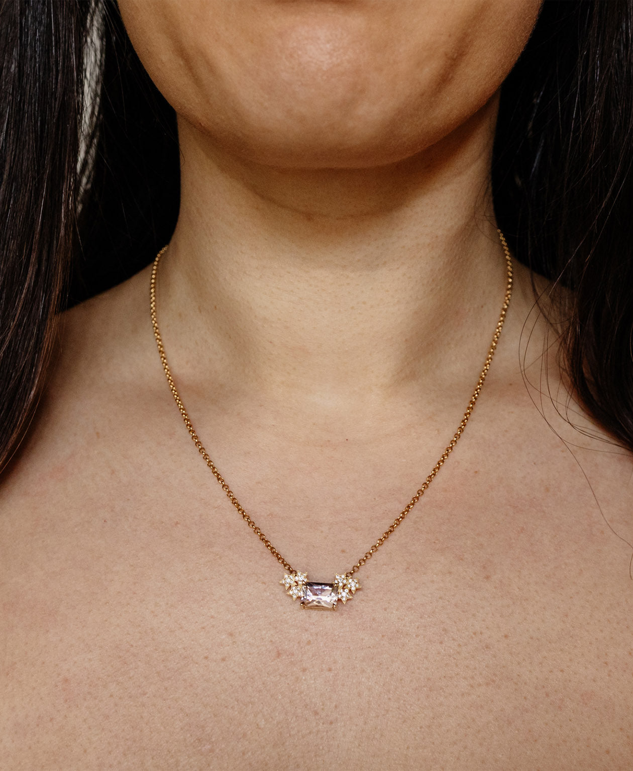 One of a Kind 431 - 18k Yellow Gold, Morganite