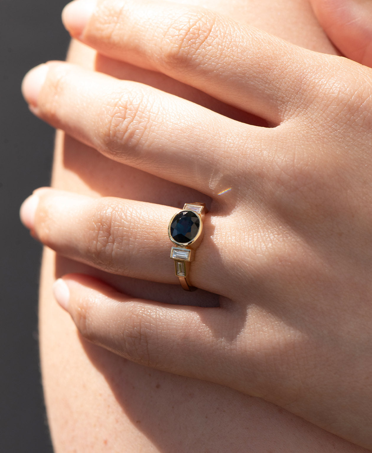 One of a Kind 486 - 18k Yellow Gold, Green Sapphire