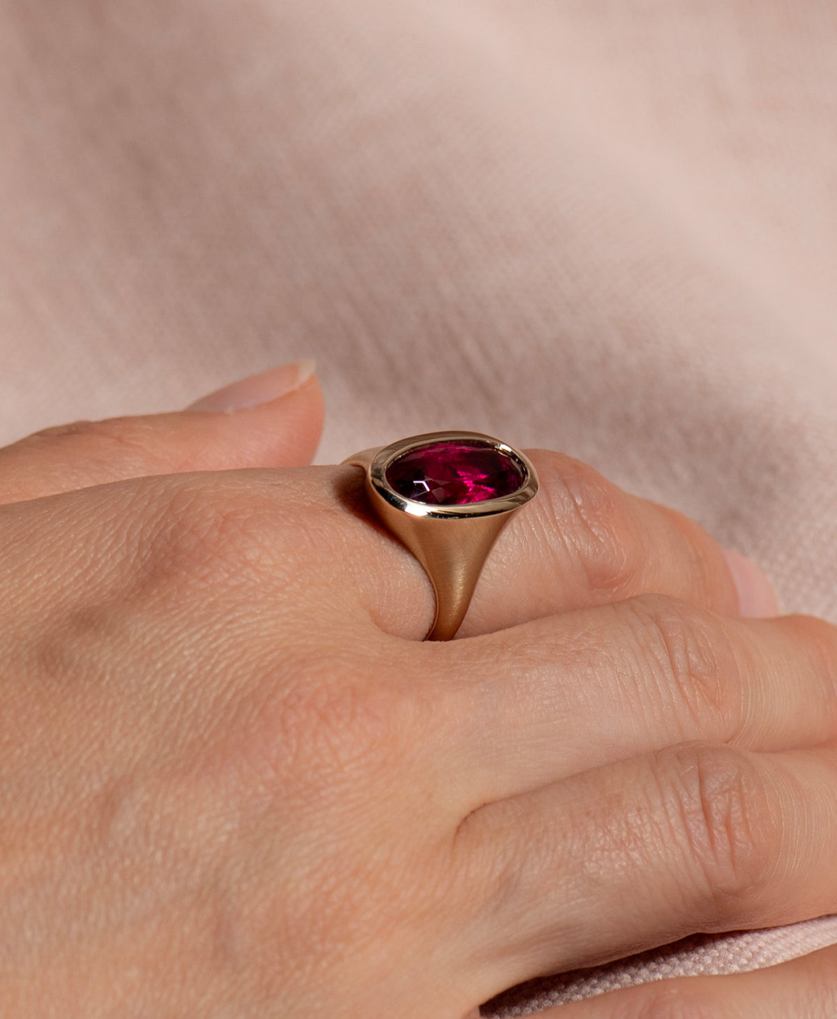 One of a Kind 530 - 9k Yellow Gold, Pink Tourmaline