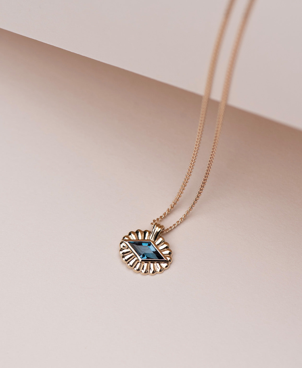 Limited Edition 192 - 9k Yellow Gold, Blue Topaz