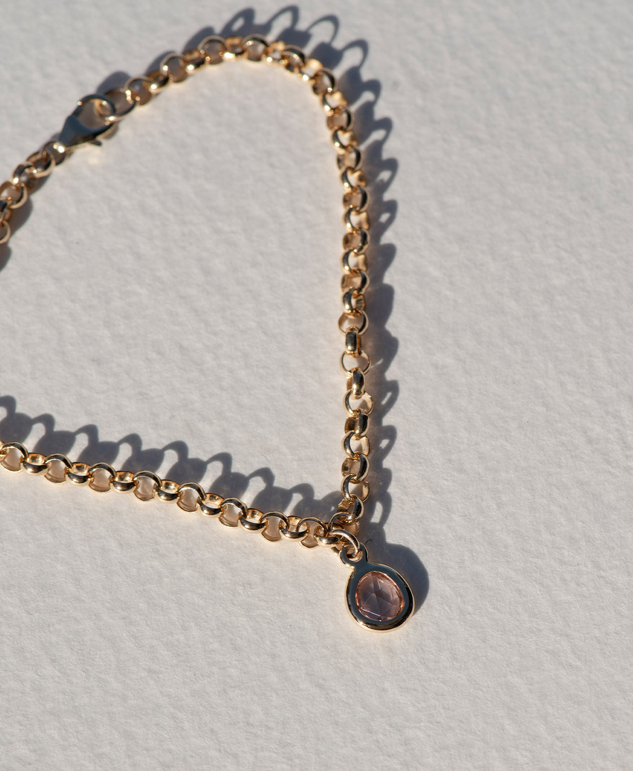 Limited Edition 200 - 9k Yellow Gold, Pink Sapphire