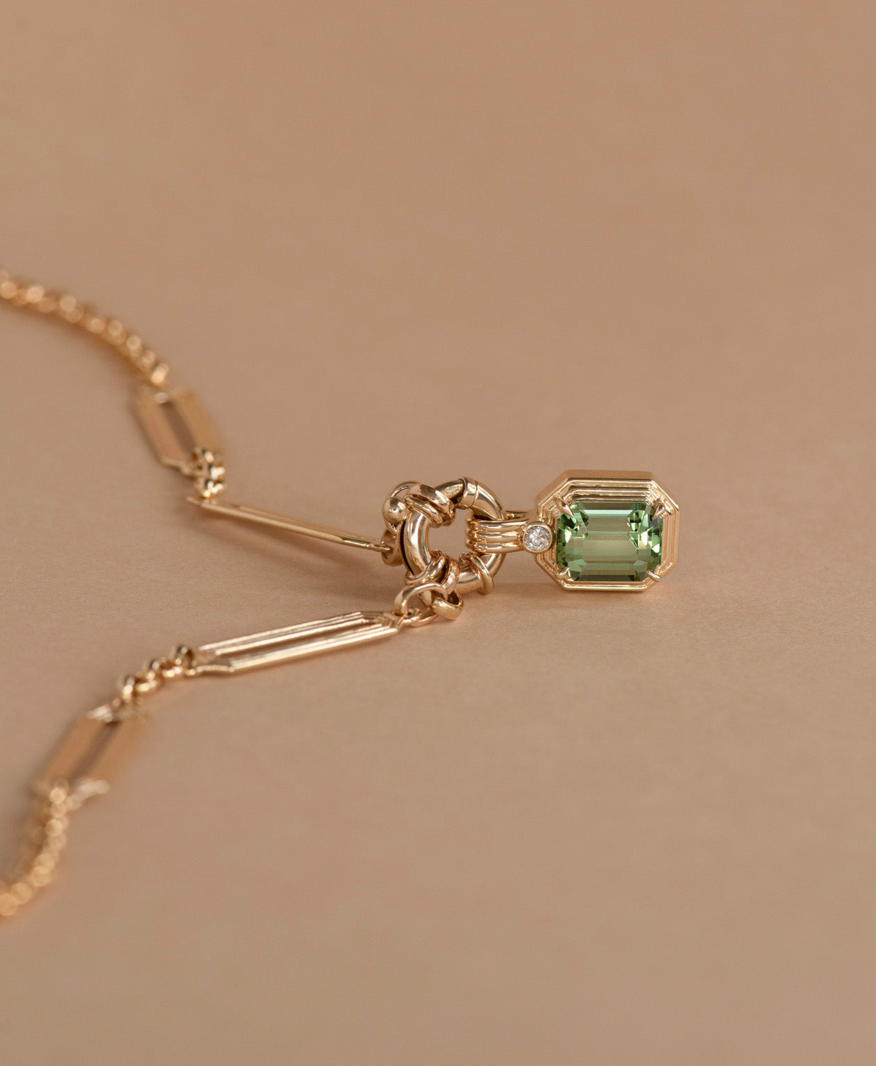Limited Edition 202 - 9k Yellow Gold, Green Tourmaline