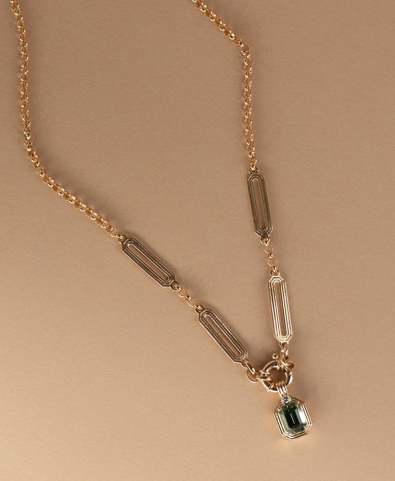 Limited Edition 202 - 9k Yellow Gold, Green Tourmaline