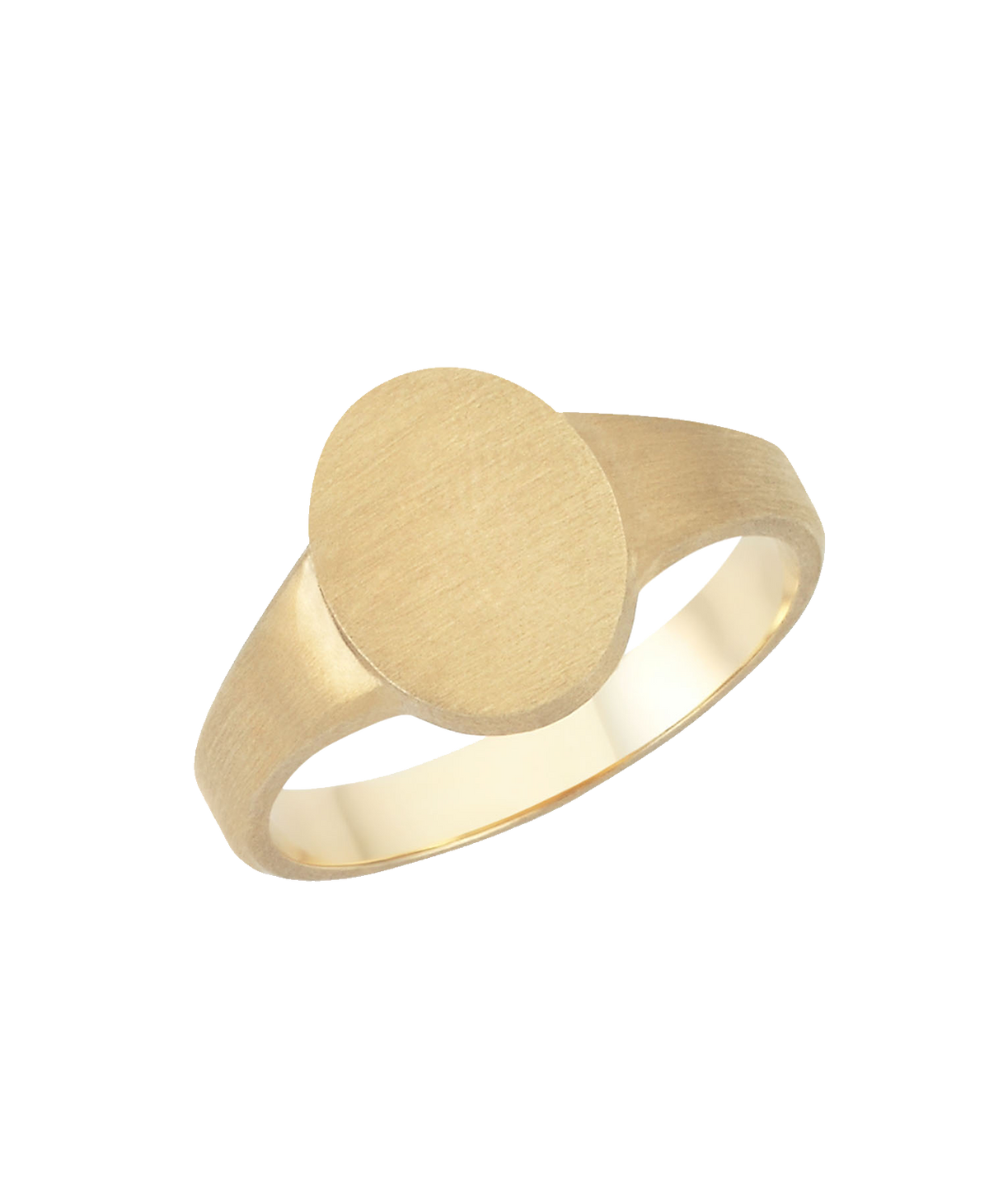 Adamo Small Signet - 9k Yellow Gold | Zoë & Morgan NZ