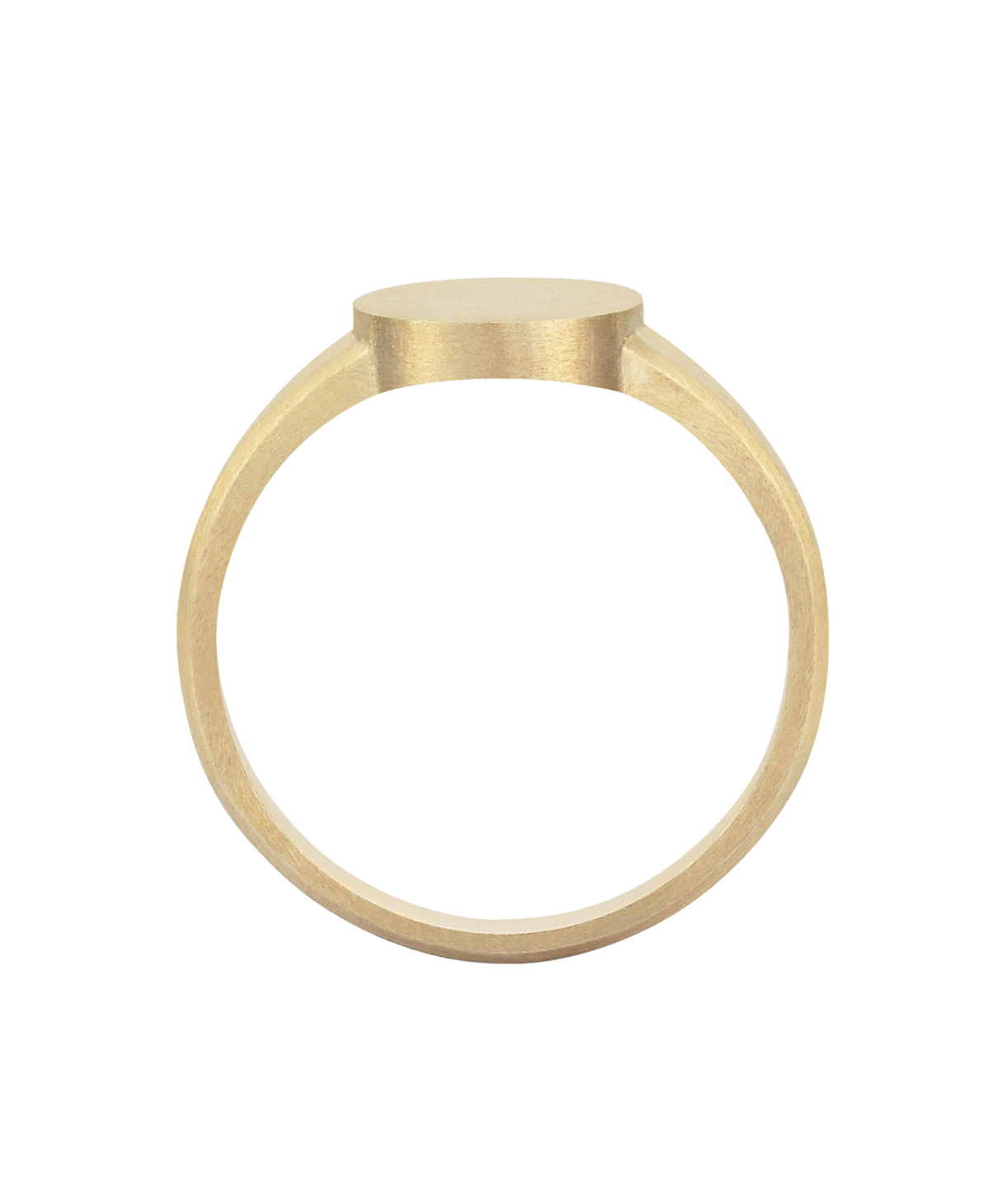 Adamo Small Signet - 9k Yellow Gold | Zoë & Morgan NZ