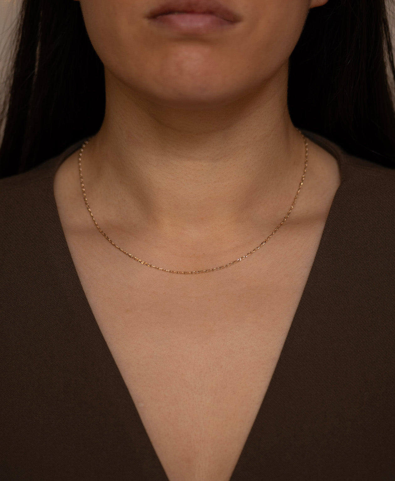 Aion Figaro Chain - 9k Yellow Gold
