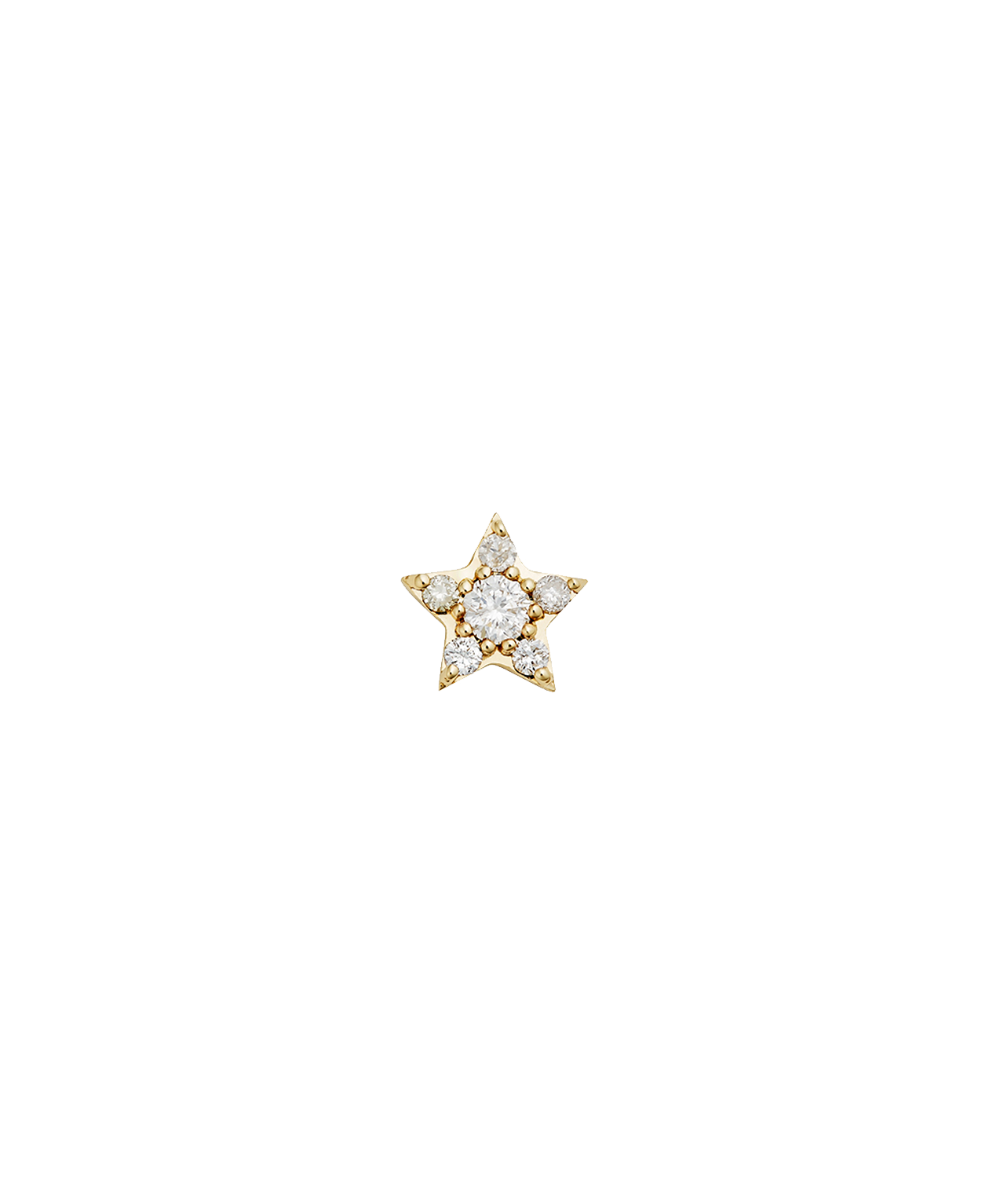 Alcyone Diamond Studs - 9k Yellow Gold, Diamond