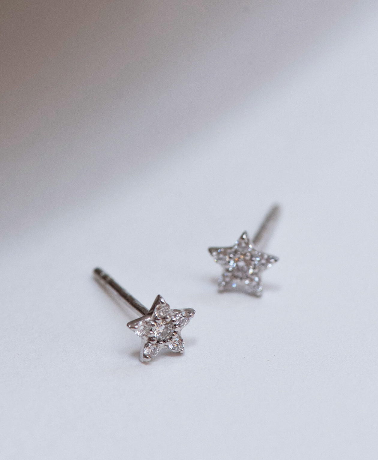 Alcyone Diamond Single Stud - 9k White Gold, Diamond