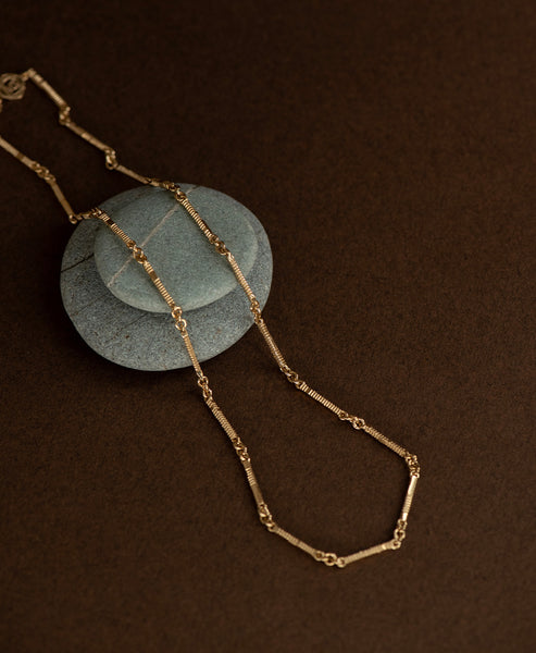 Ameena Chain (50cm) - 22k Gold Vermeil | Zoë & Morgan NZ