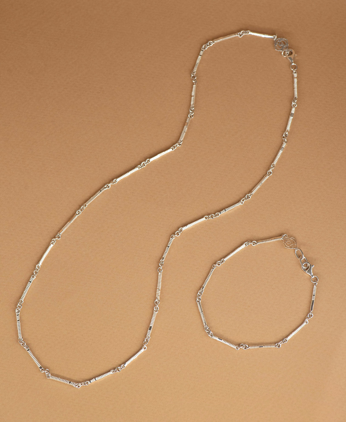 Ameena Bracelet and 50cm Chain Gift Set - 925 Sterling Silver