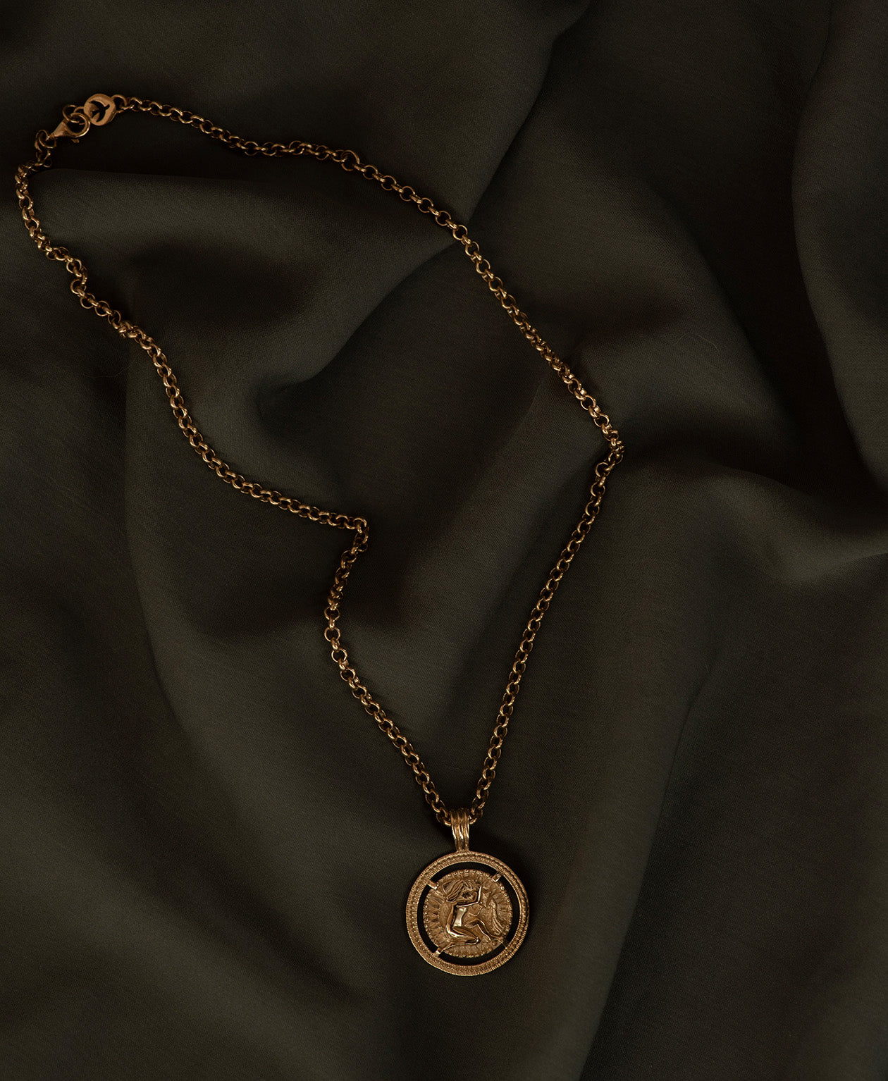 Aquarius Necklace - 22k Gold Vermeil