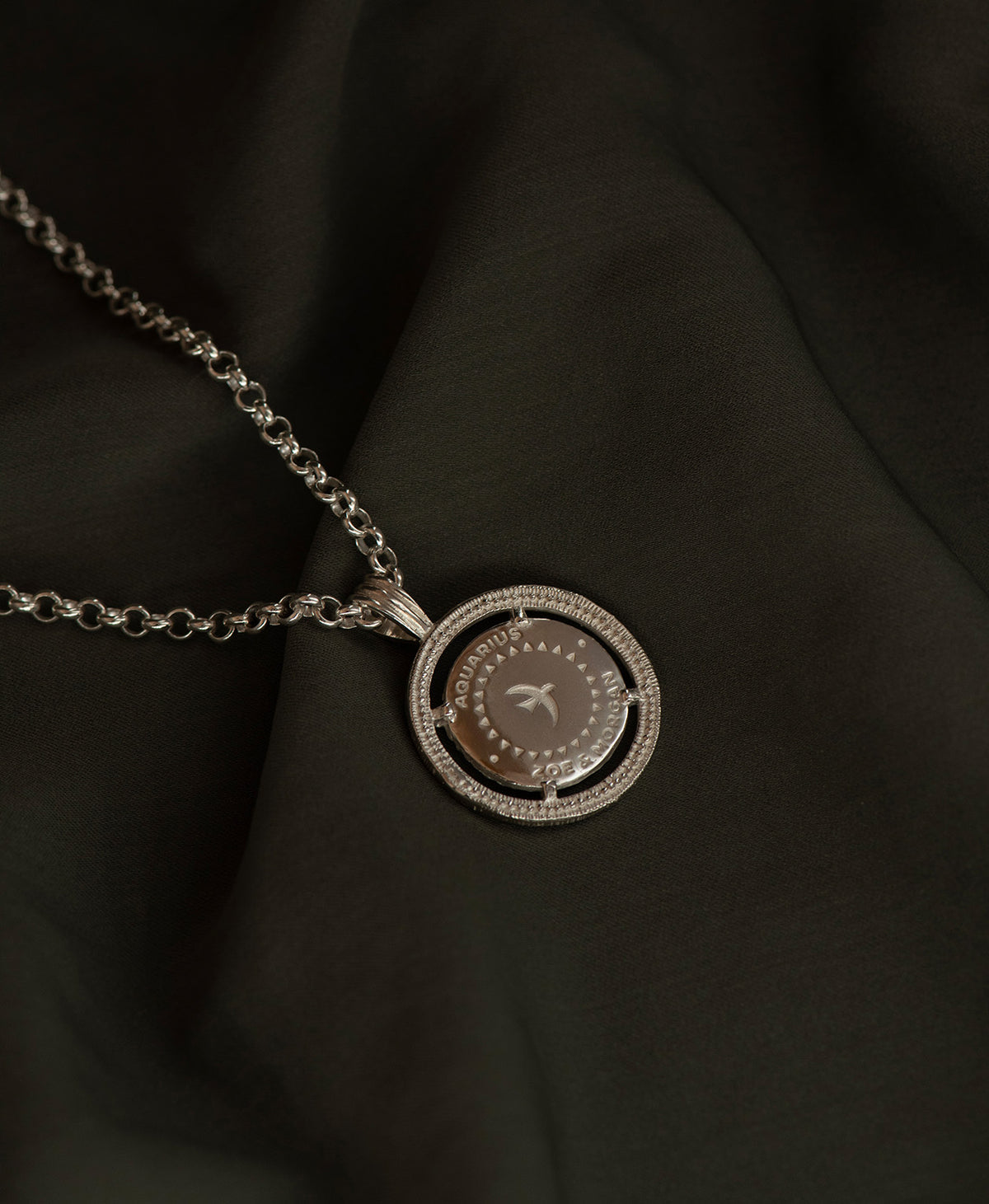 Aquarius Necklace - 925 Sterling Silver | Zoë & Morgan NZ