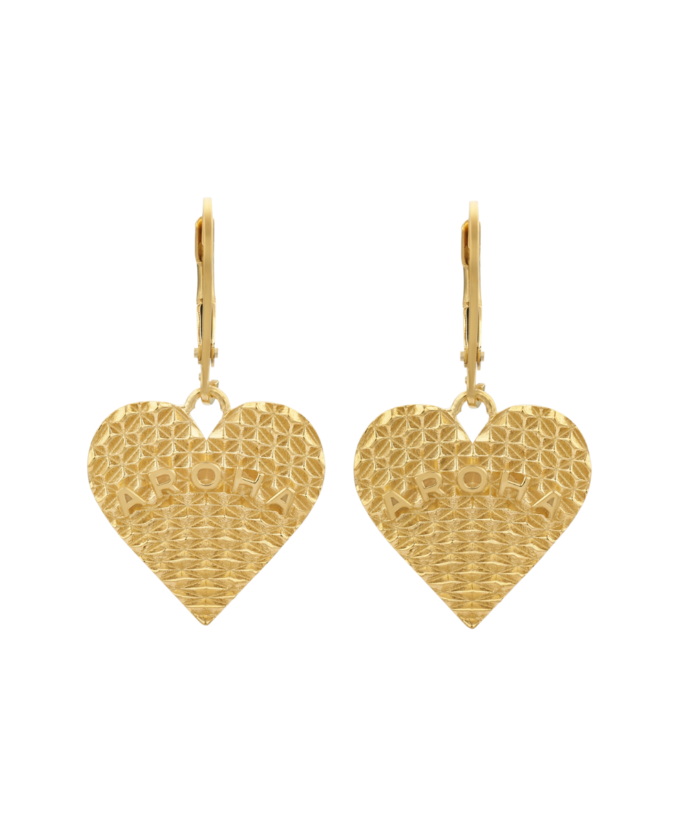 Aroha Earrings - 22k Gold Vermeil